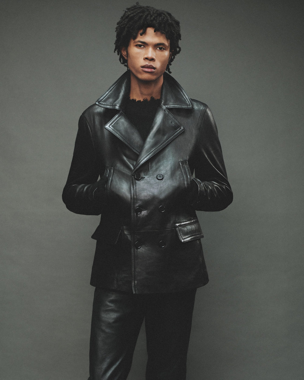 Men Leather Jacket - AllSaints Hong Kong