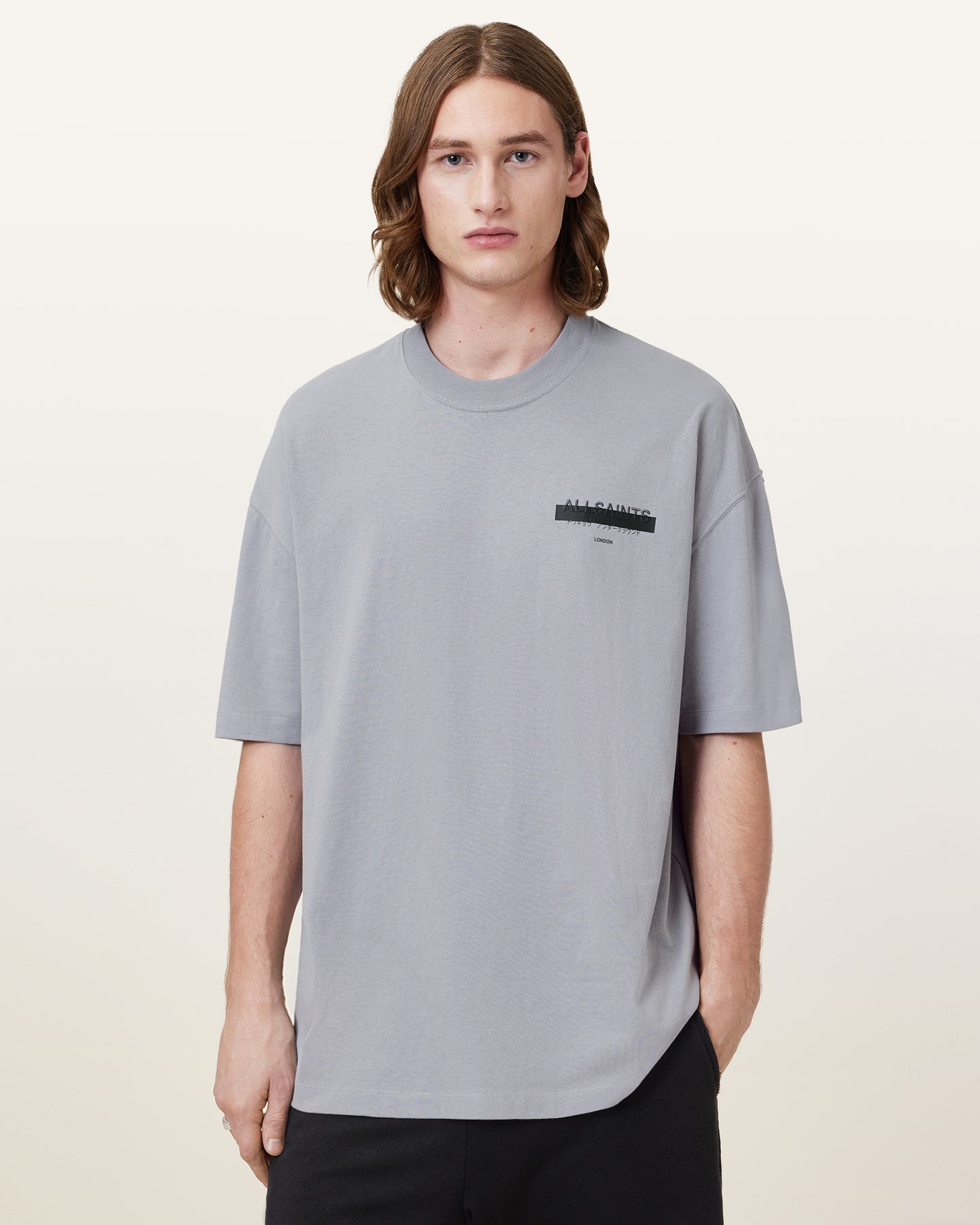 HALFPIPE GREY Color Redact SS Crew from AllSaints