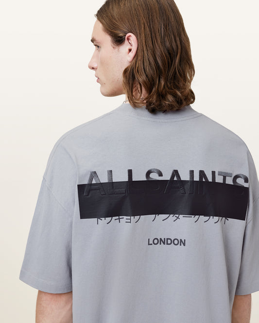 HALFPIPE GREY Color Redact SS Crew from AllSaints