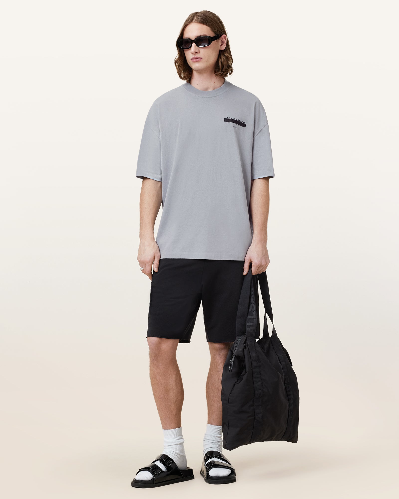 HALFPIPE GREY Color Redact SS Crew from AllSaints