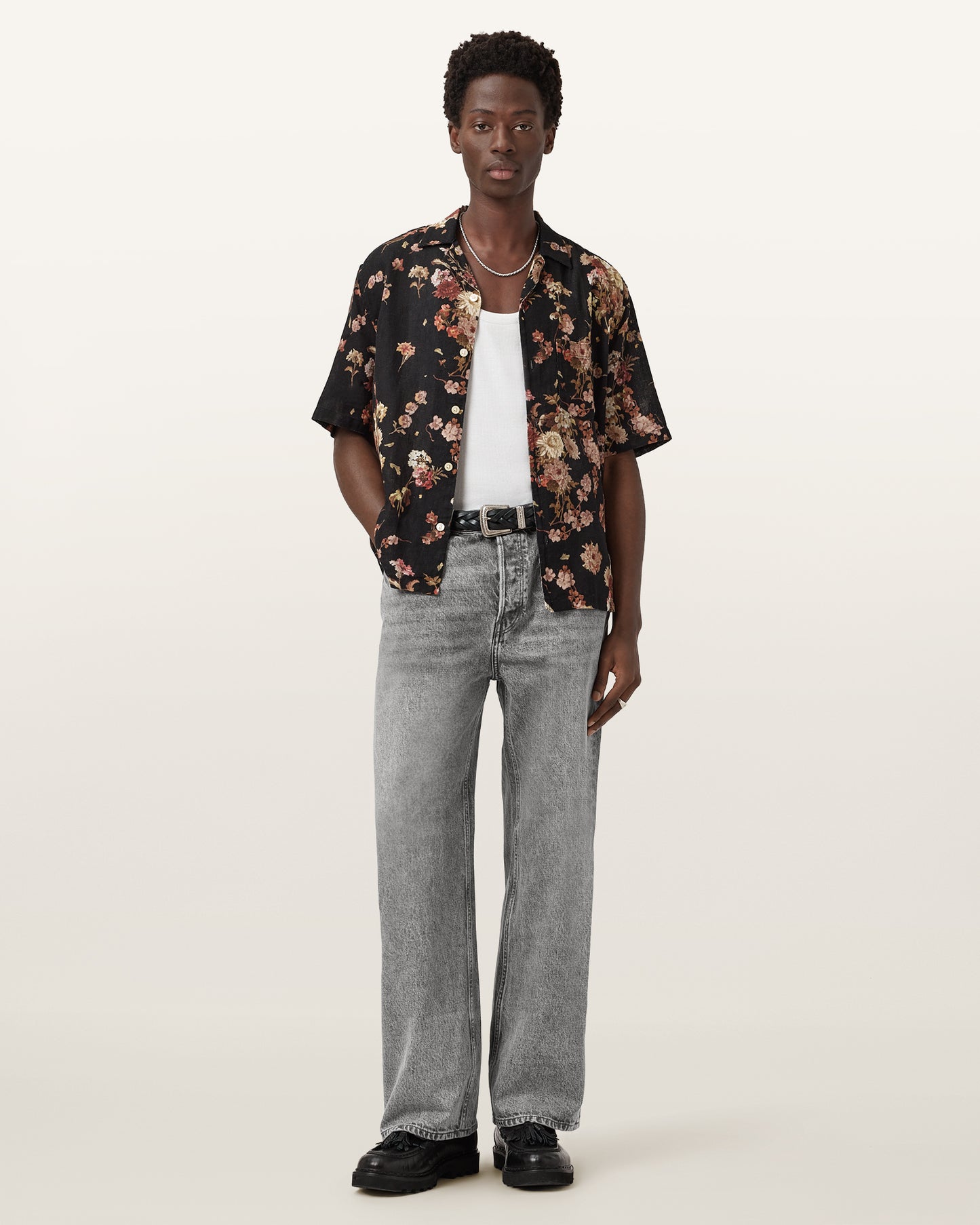 Light Grey Color Lenny Jean from AllSaints