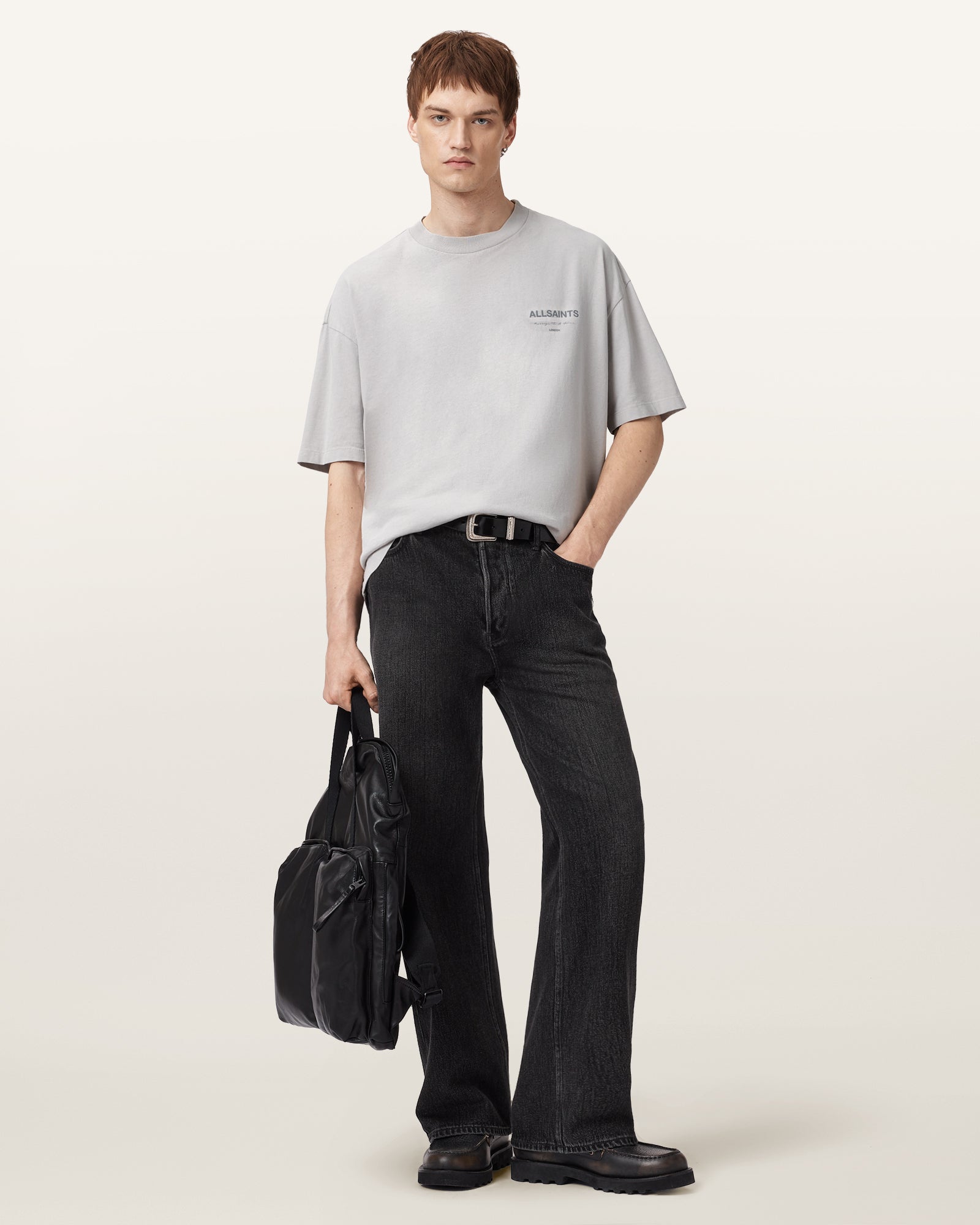 CARBON GREY Color Future SS Crew from AllSaints