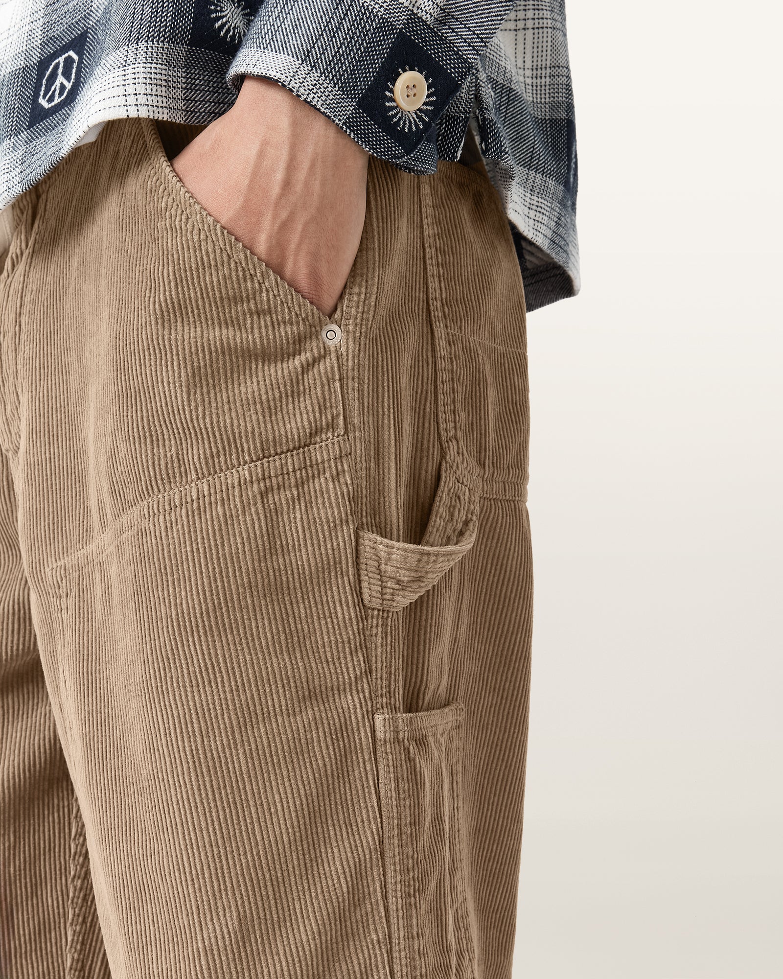 GULL BROWN Color Dunstan Trouser from AllSaints