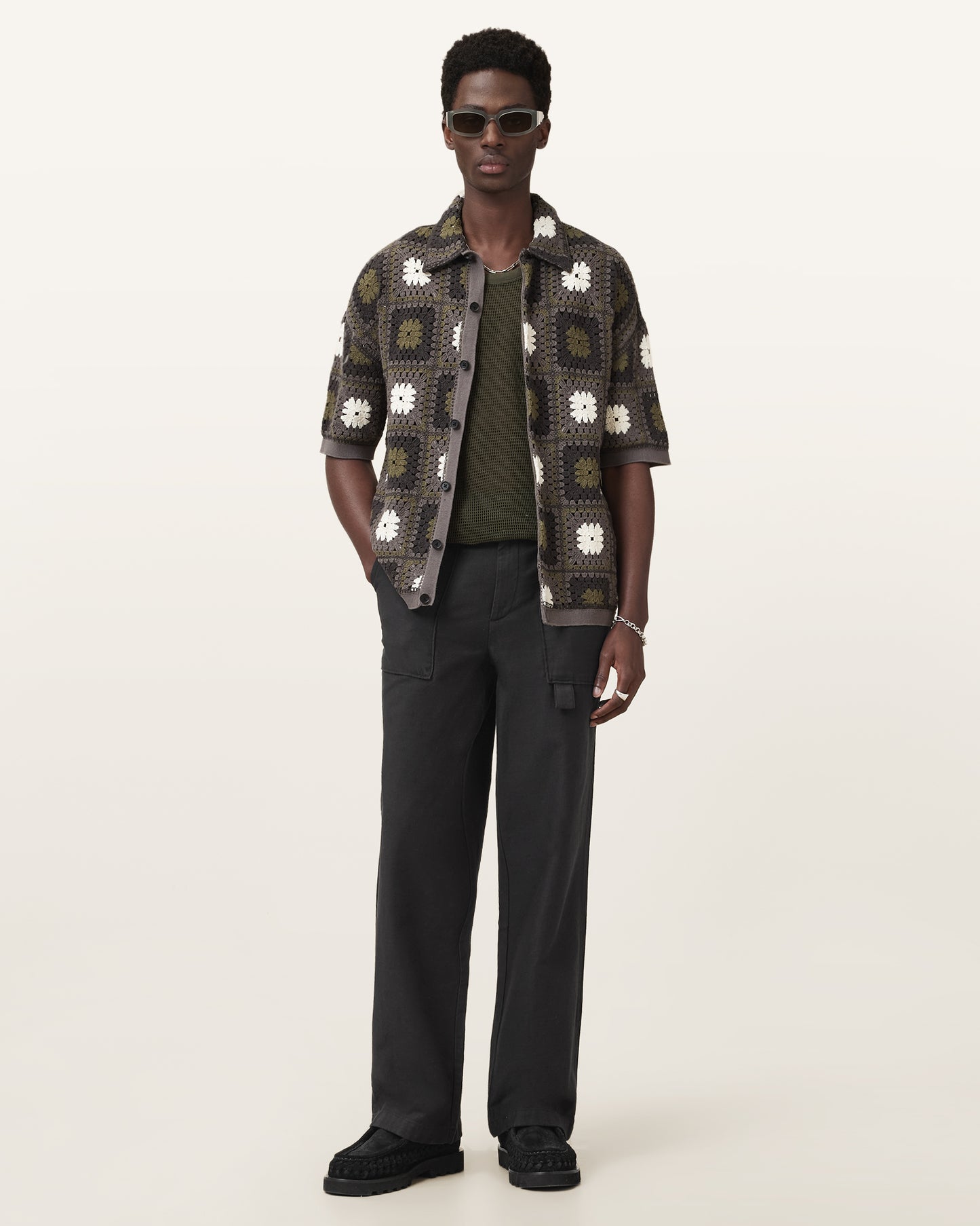 KOTO BLACK Color Talbot Trouser from AllSaints