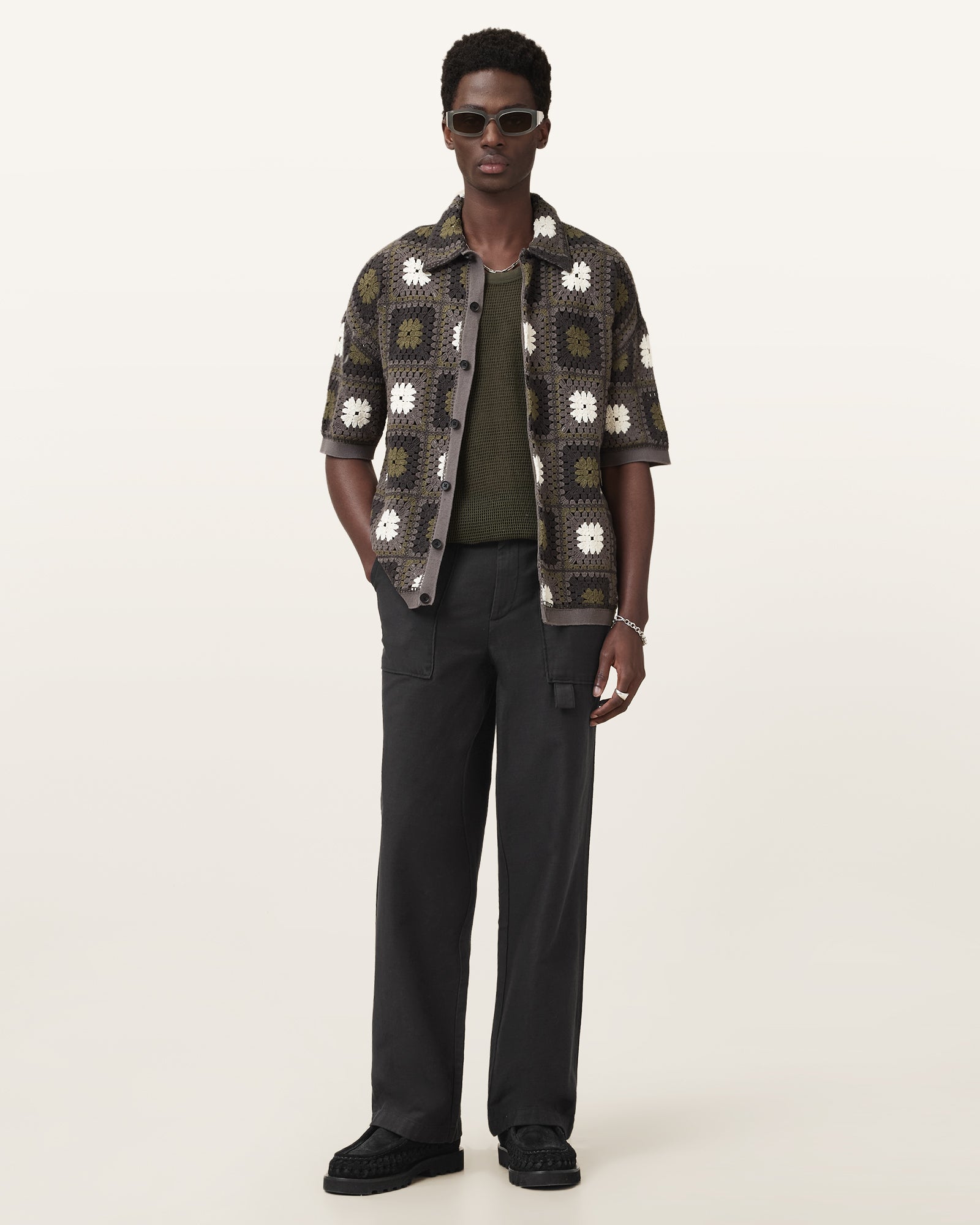 KOTO BLACK Color Talbot Trouser from AllSaints