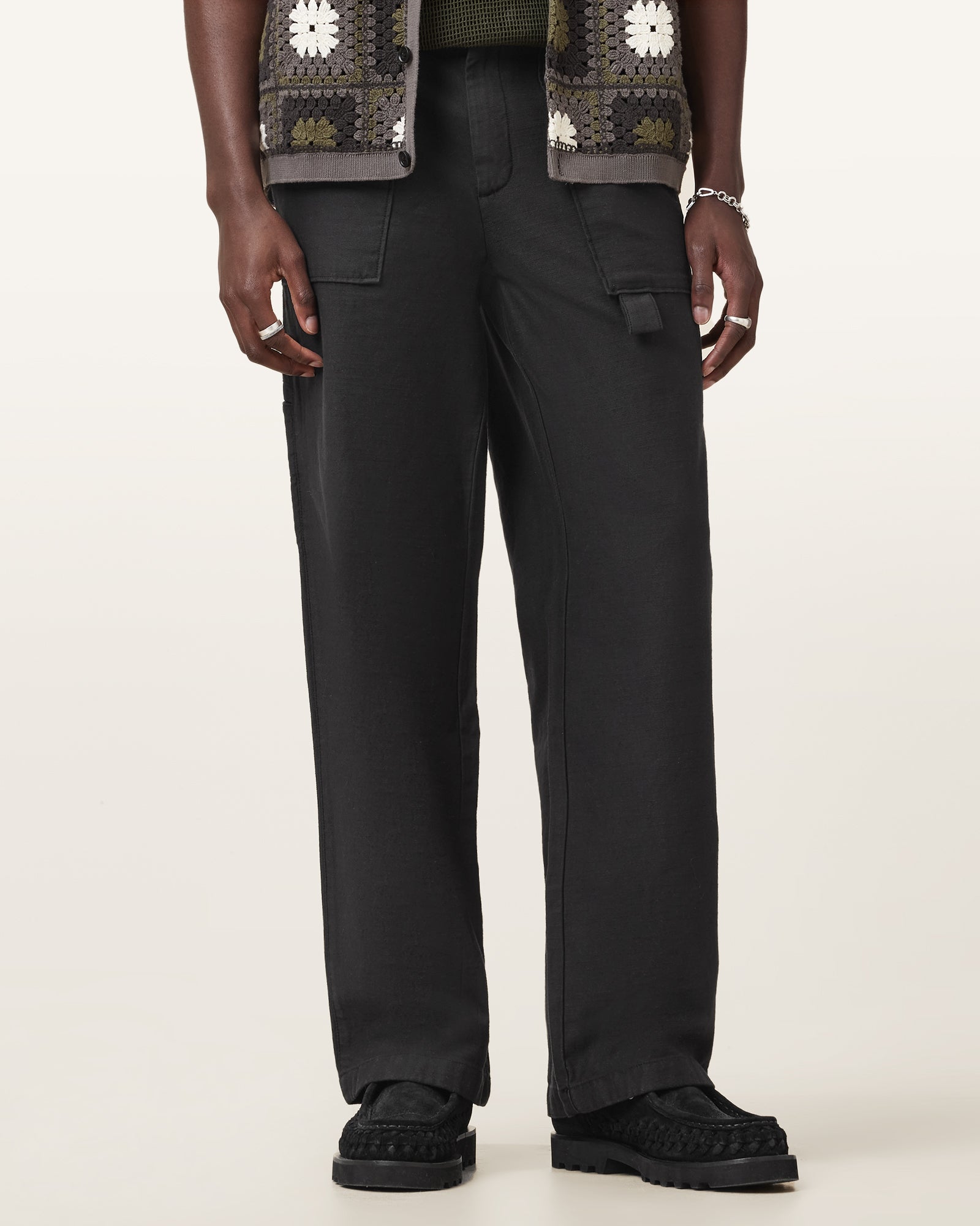 KOTO BLACK Color Talbot Trouser from AllSaints