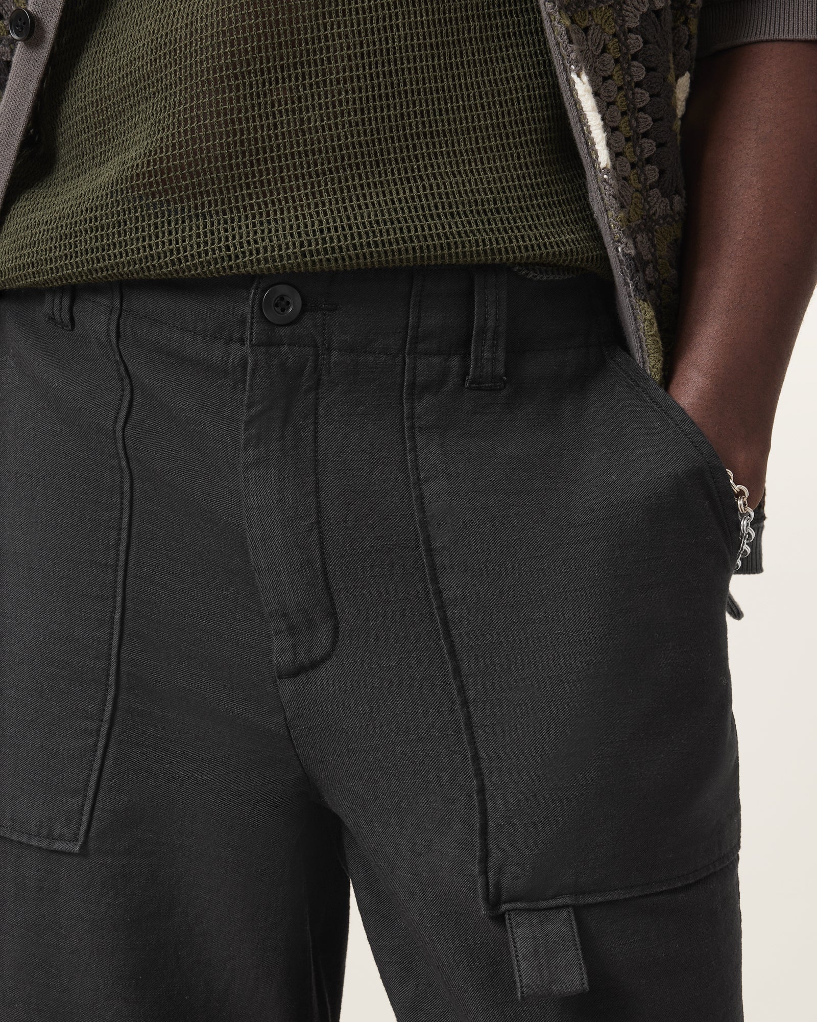 KOTO BLACK Color Talbot Trouser from AllSaints