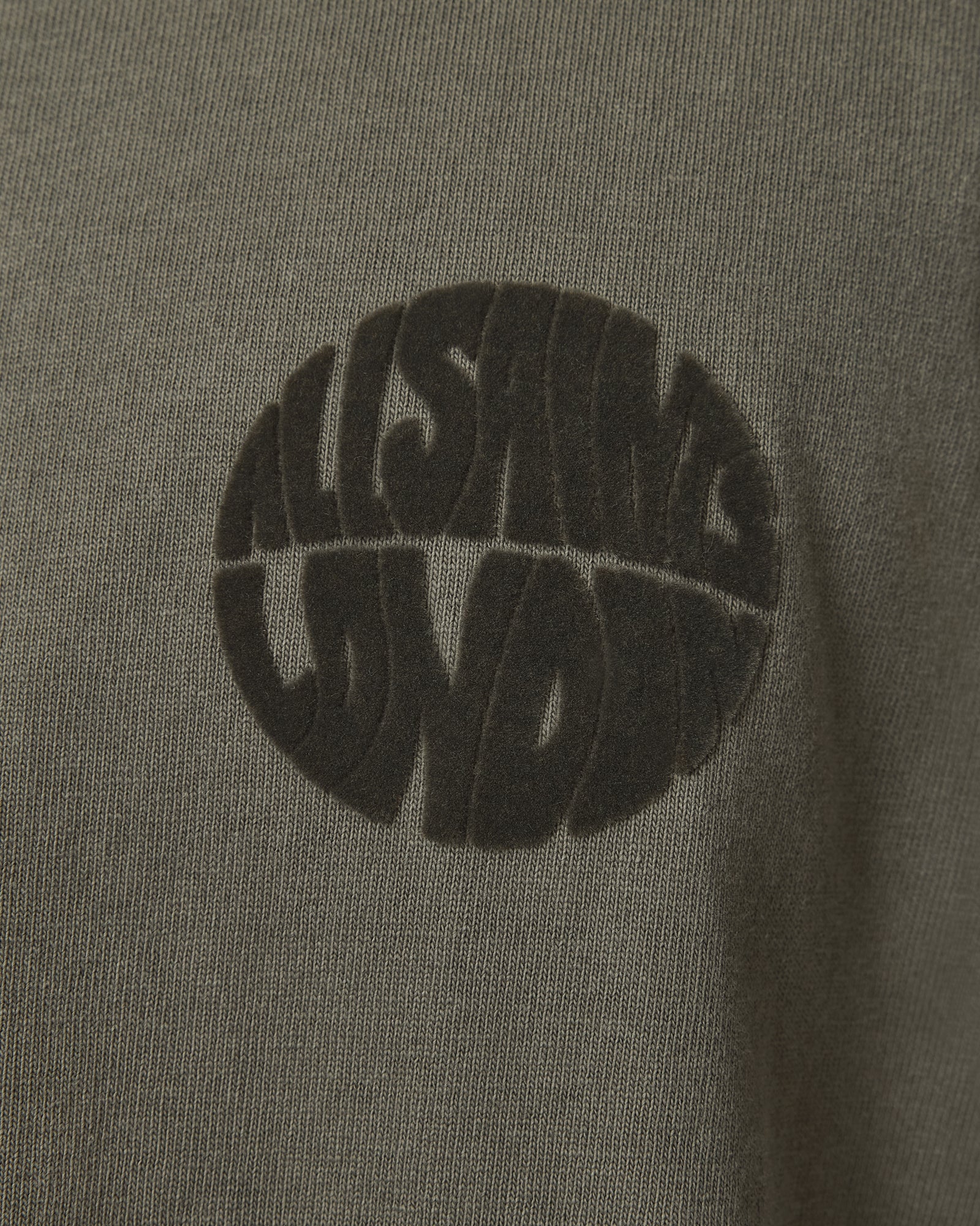 Forest Green Color Waved SS Crew from AllSaints