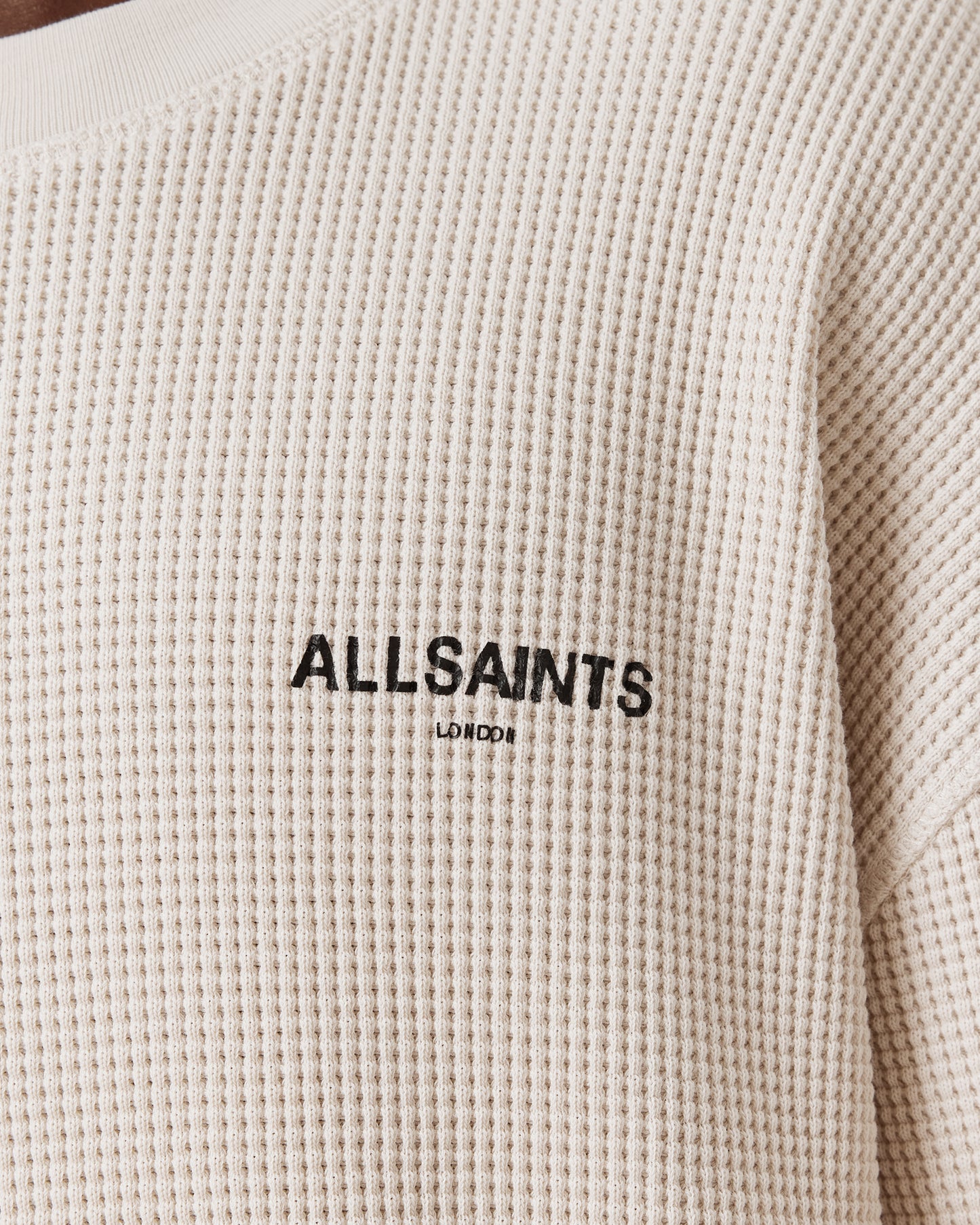 SMOKE WHITE Color Sect LS Crew from AllSaints