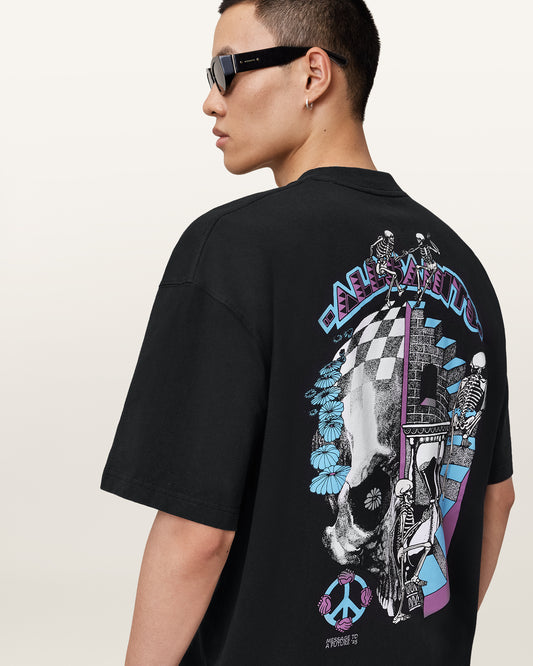 Washed Black Color Reincarnate SS Crew from AllSaints