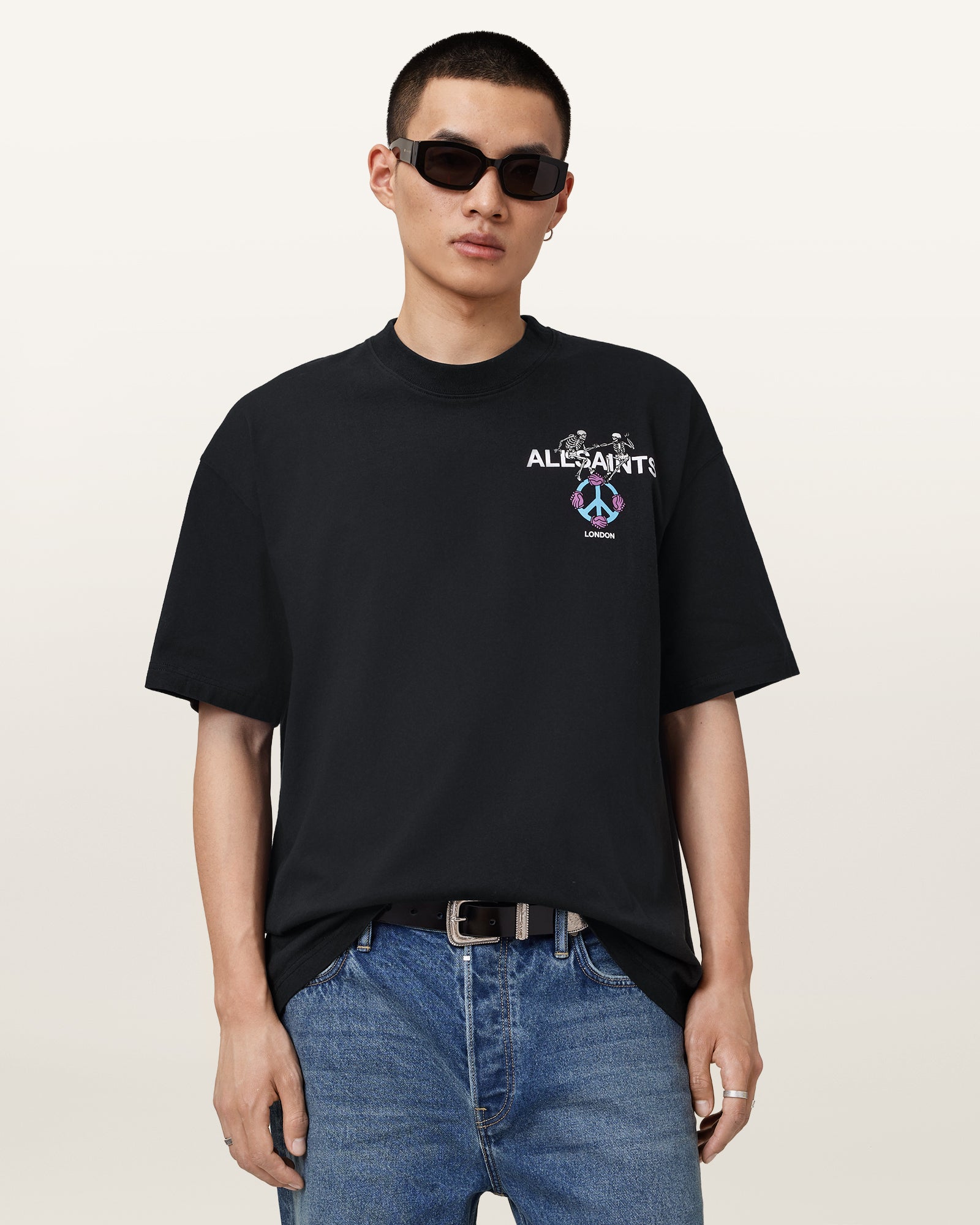 Washed Black Color Reincarnate SS Crew from AllSaints