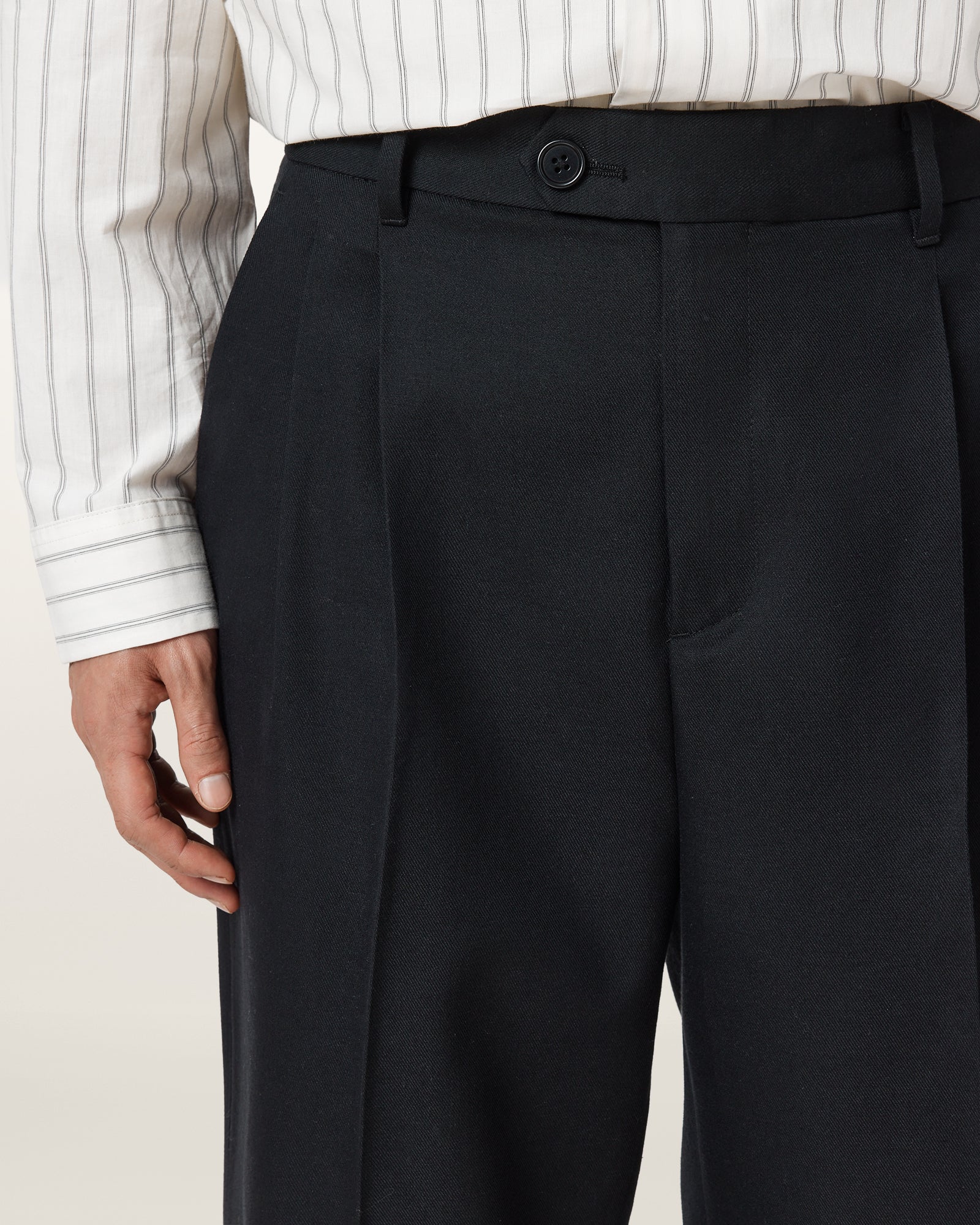 Black Color Tallis Straight Trouser from AllSaints