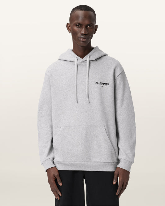 Light Grey Marl Color Halcyon Oth Hoody from AllSaints
