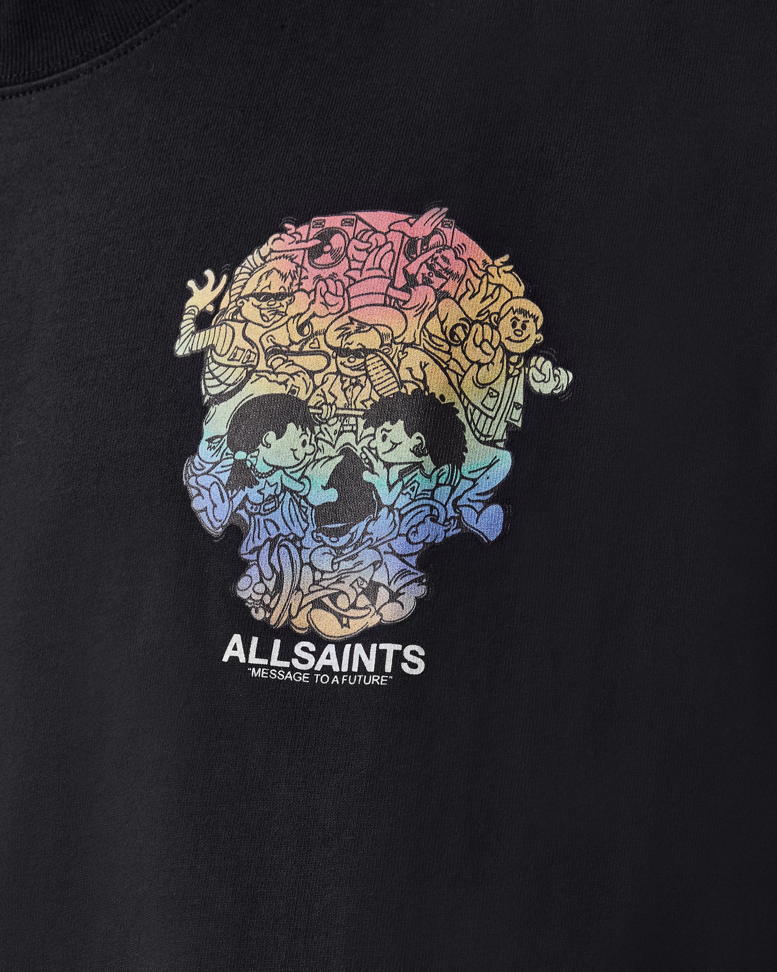 Washed Black Color Trance SS Crew from AllSaints