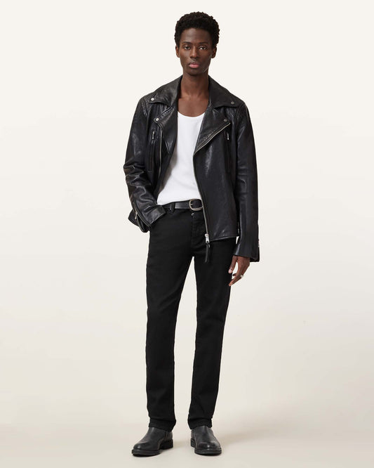 Jet Black Color Sid Jean from AllSaints