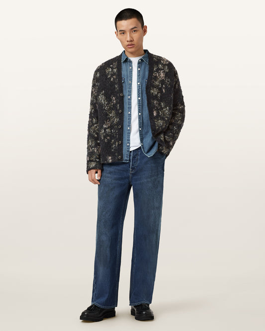 INK NAVY BLUE Color Aster Cardigan from AllSaints