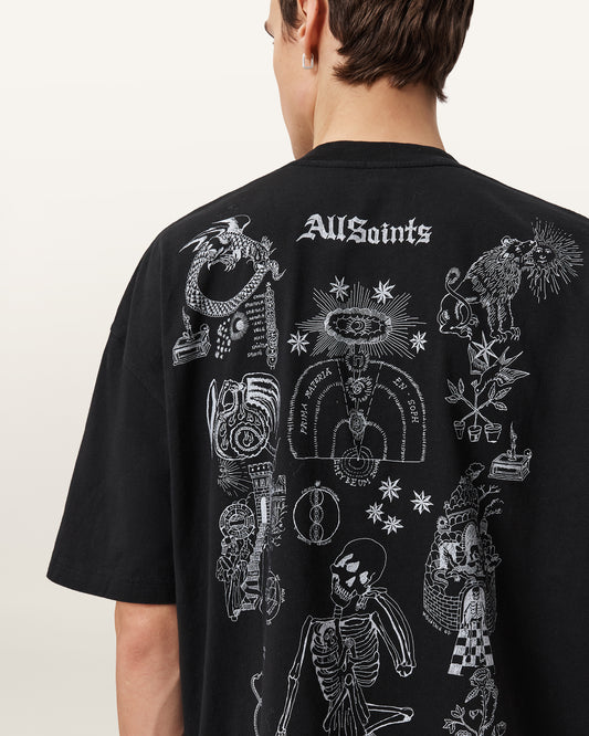 Jet Black Color Terra SS Crew from AllSaints