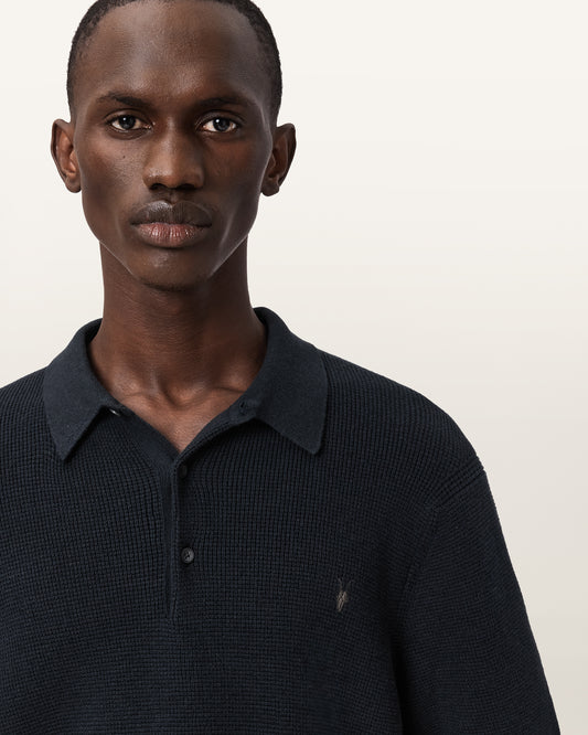 BOND BLUE Color Aspen SS Polo from AllSaints