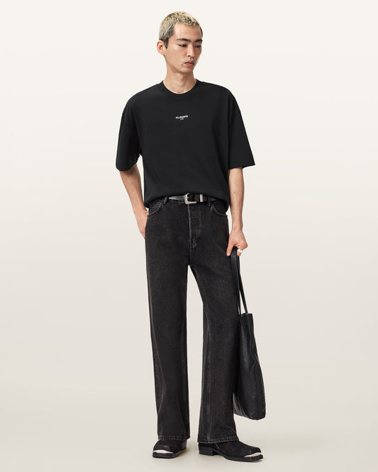 Washed Black Color Mikro SS Crew from AllSaints