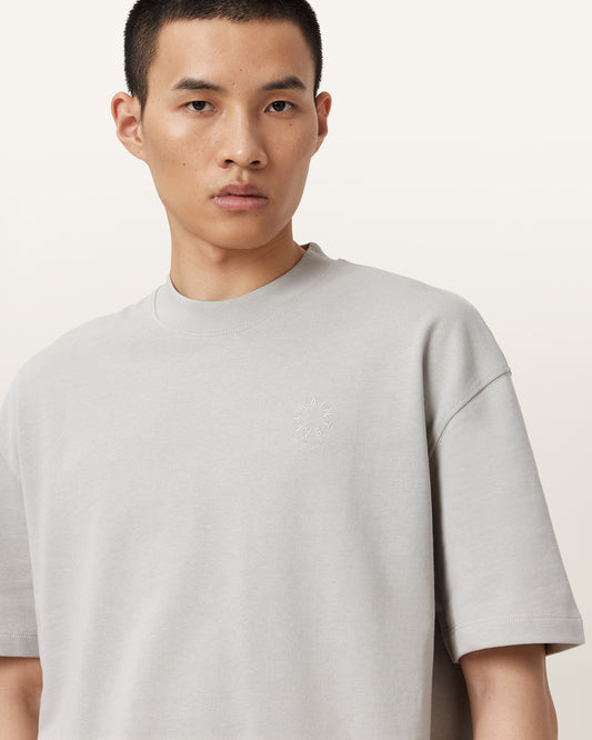 CARBON GREY Color Haven SS Crew from AllSaints