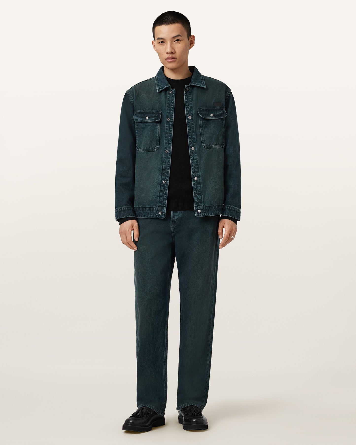 PHANTOM BLUE Color Castleford Jacket from AllSaints