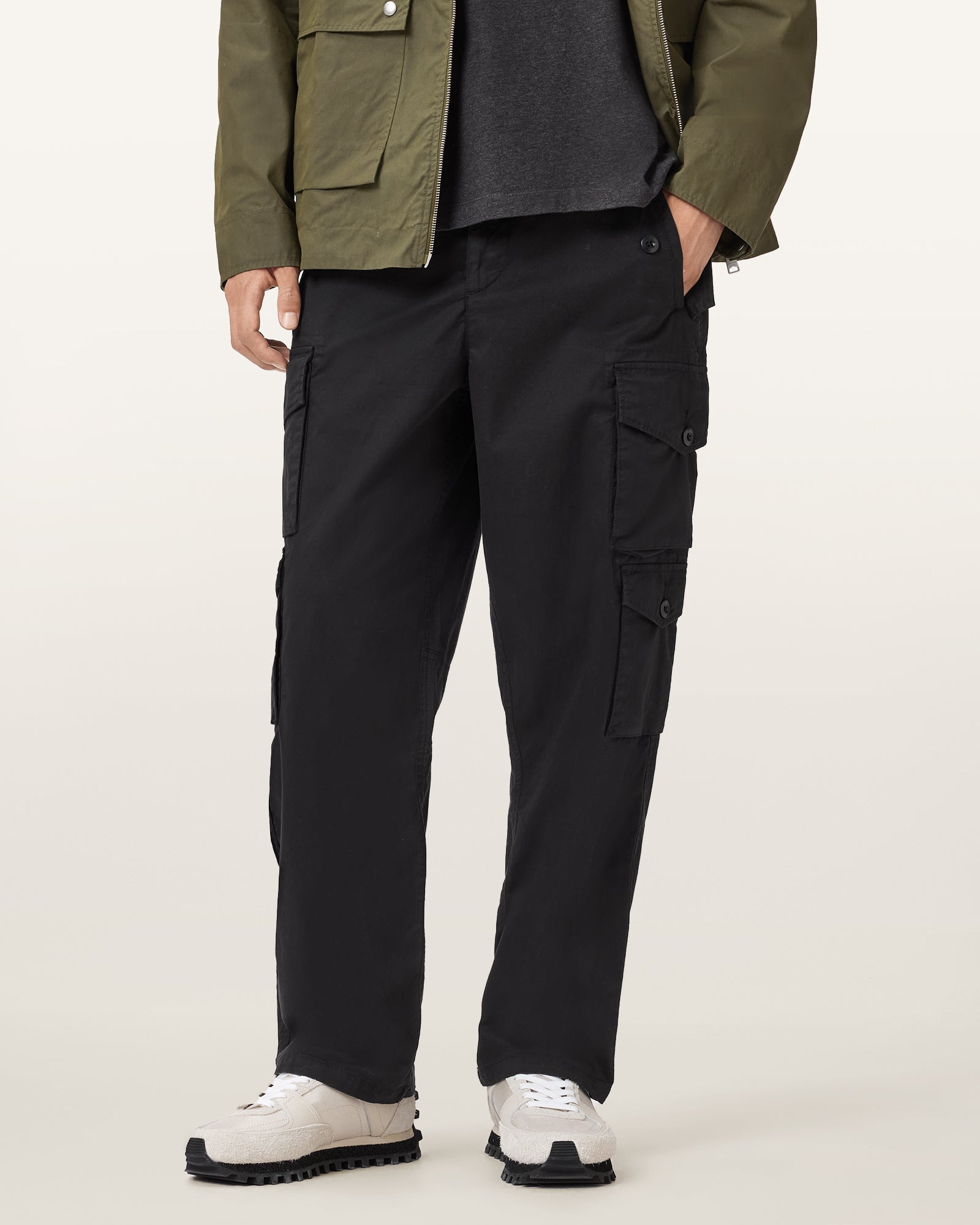 KOTO BLACK Color Decoy Trousers from AllSaints