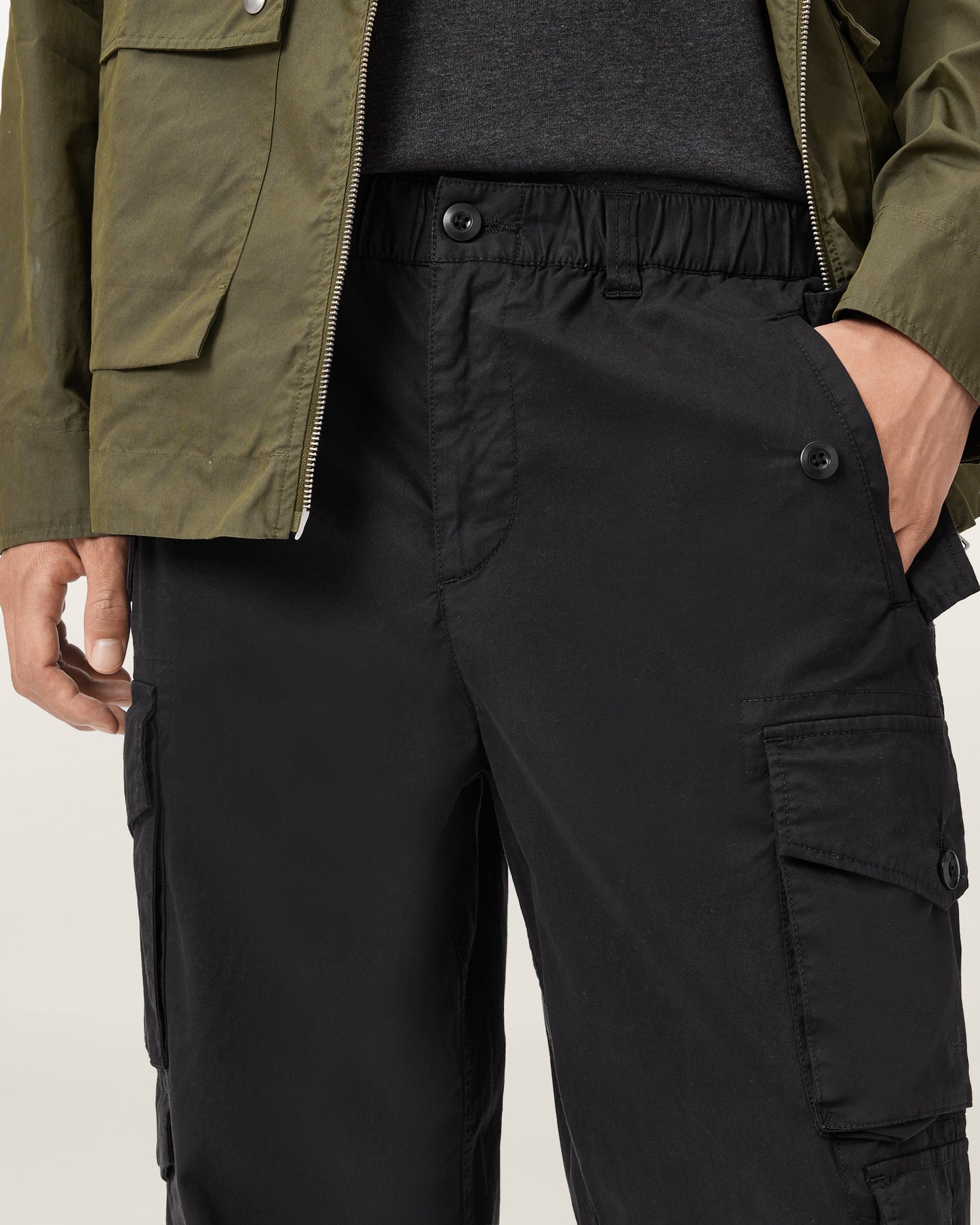KOTO BLACK Color Decoy Trousers from AllSaints