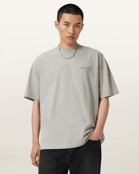 CARBON GREY Color Xander SS Crew from AllSaints