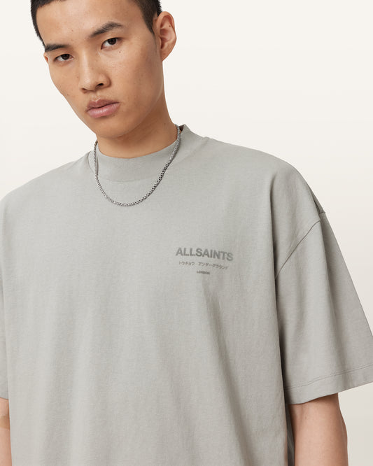 CARBON GREY Color Xander SS Crew from AllSaints