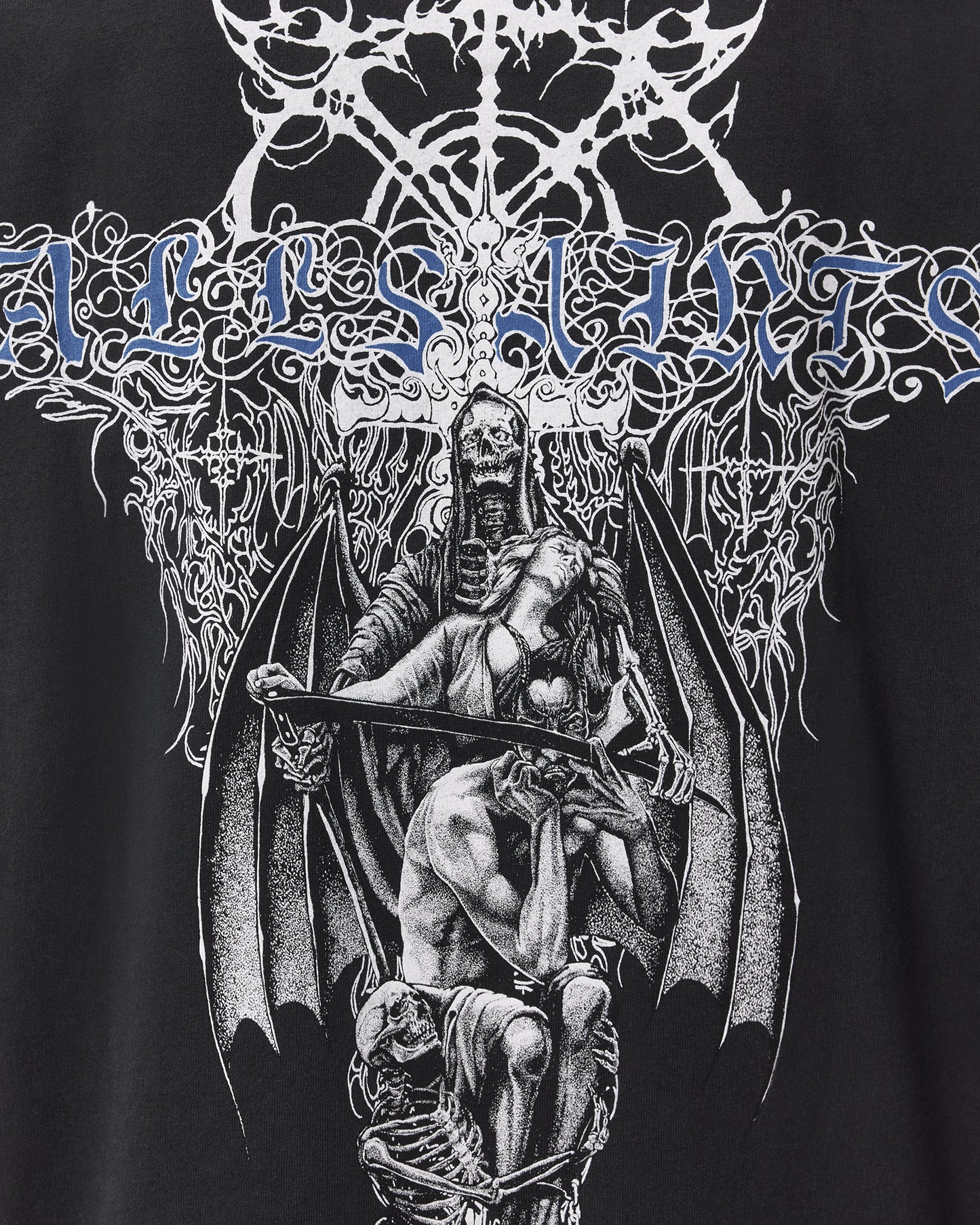 Washed Black Color Swords SS Crew from AllSaints