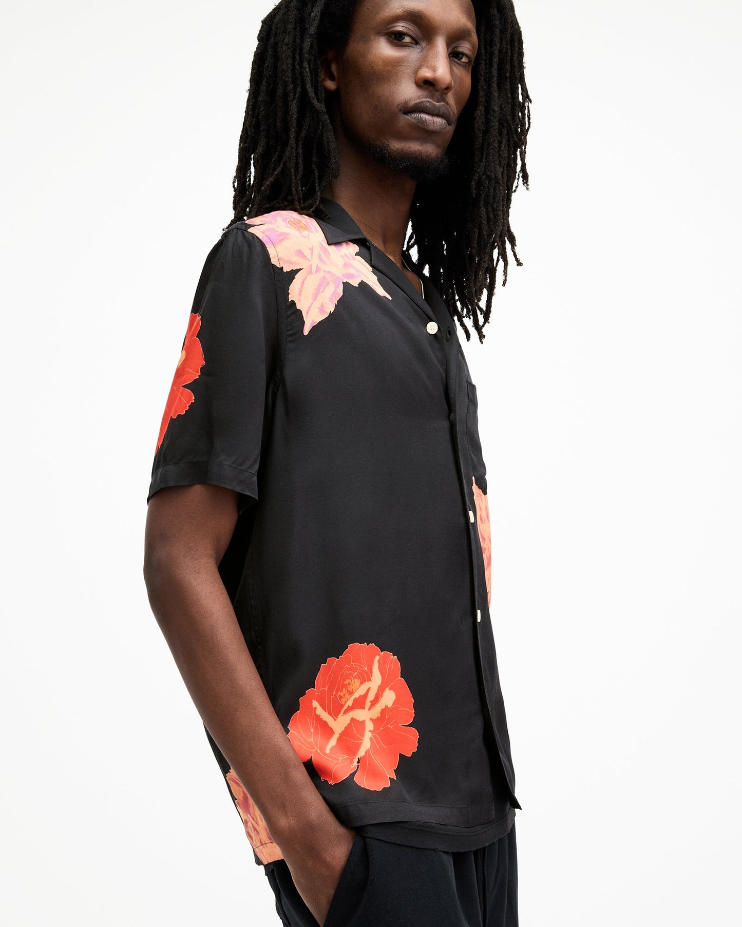 Roze SS Shirt - AllSaints Hong Kong
