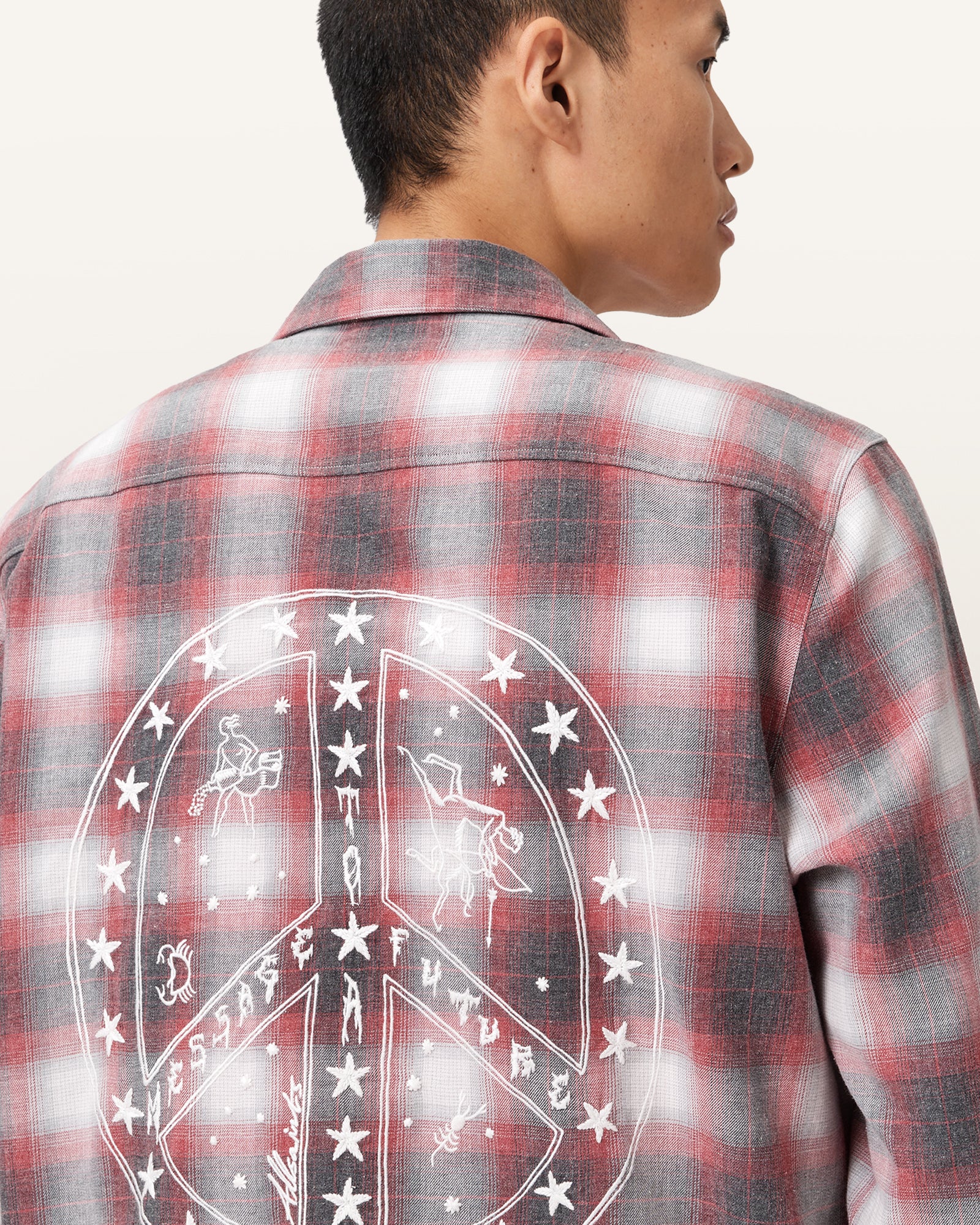 CLARET RED Color Shams LS Shirt from AllSaints