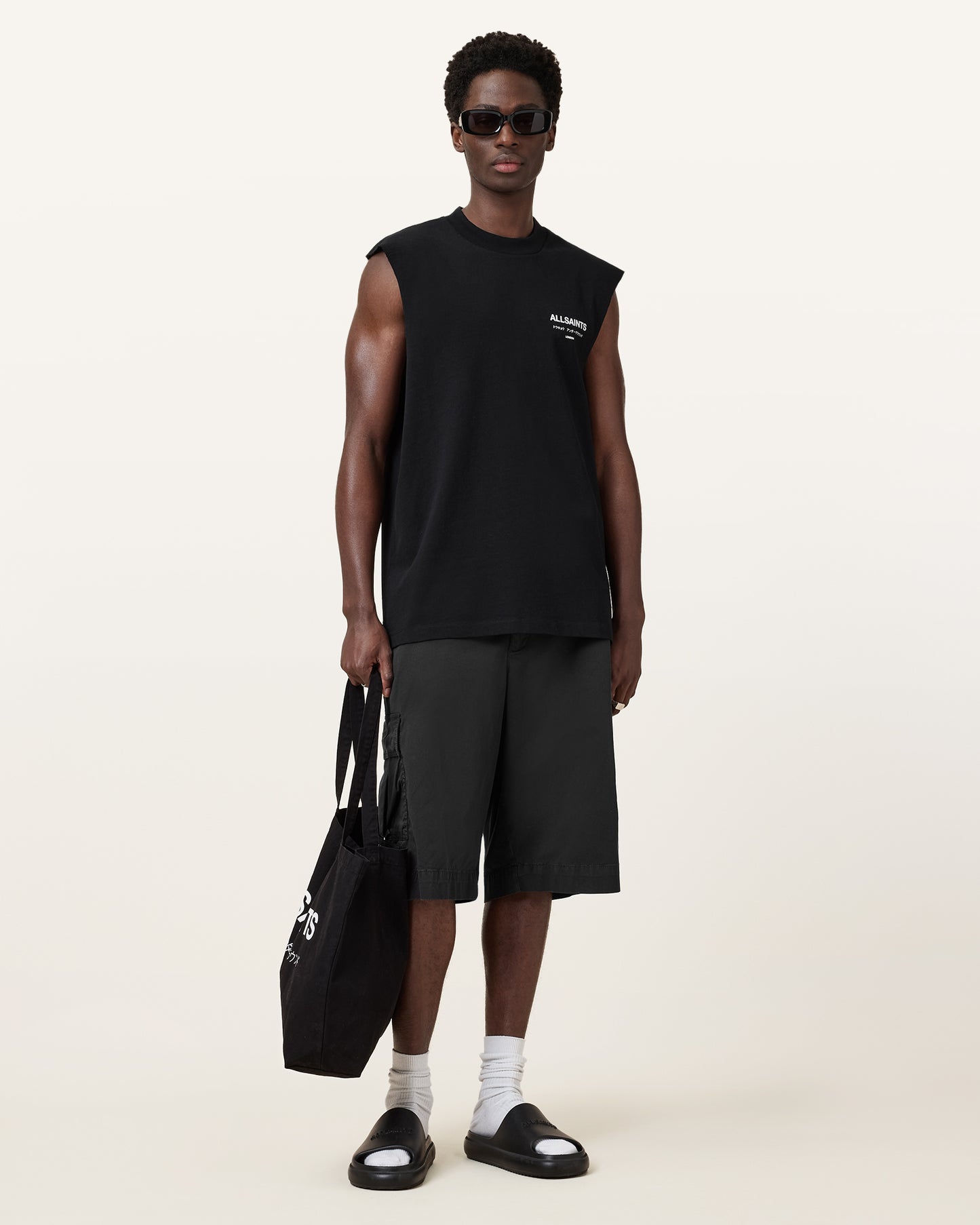 Black Color Underground Sl Crew from AllSaints
