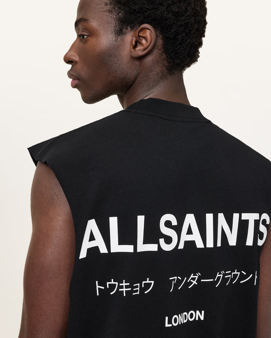 Black Color Underground Sl Crew from AllSaints