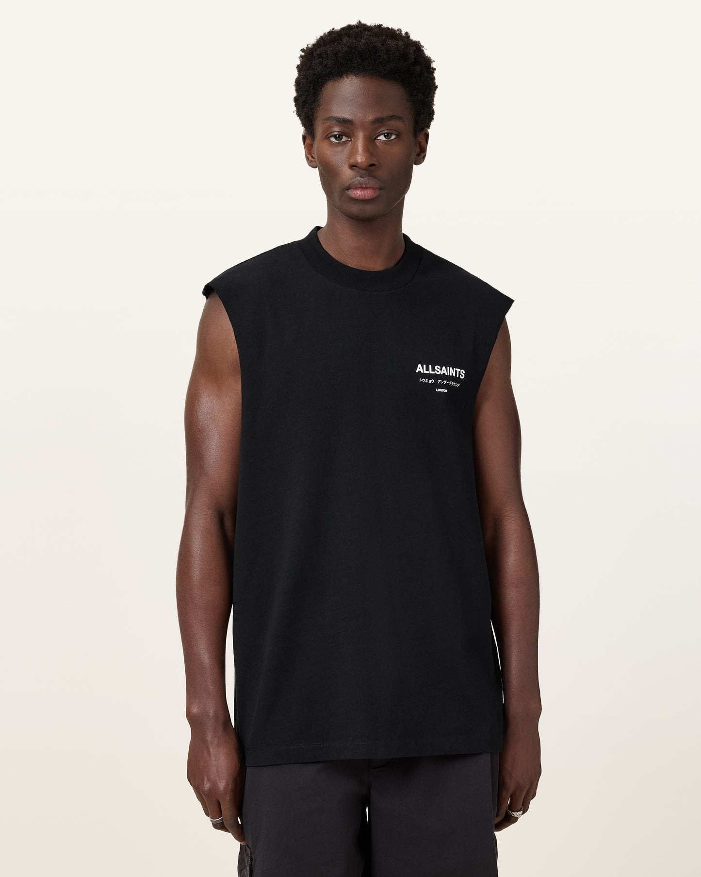 Black Color Underground Sl Crew from AllSaints