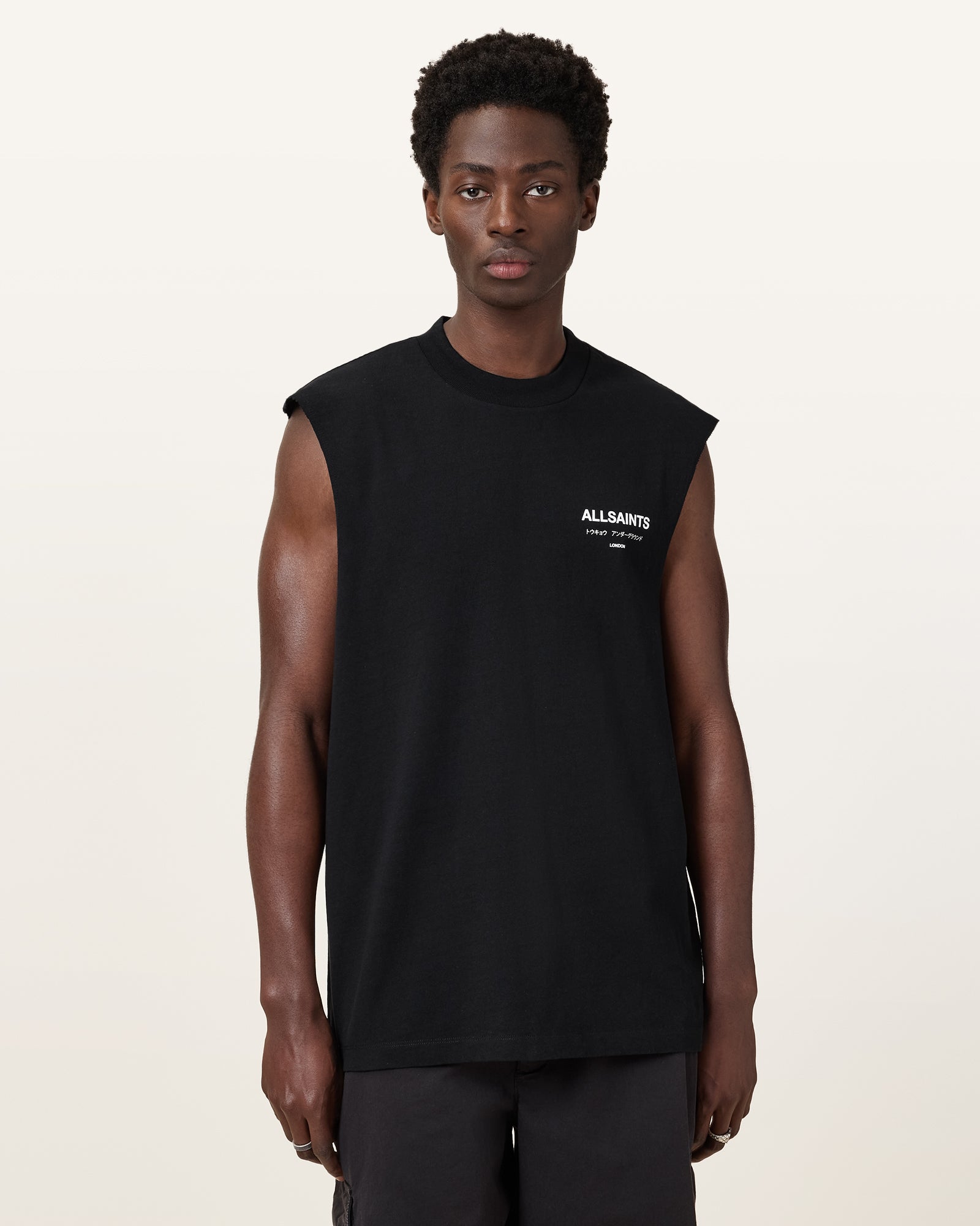 Black Color Underground Sl Crew from AllSaints