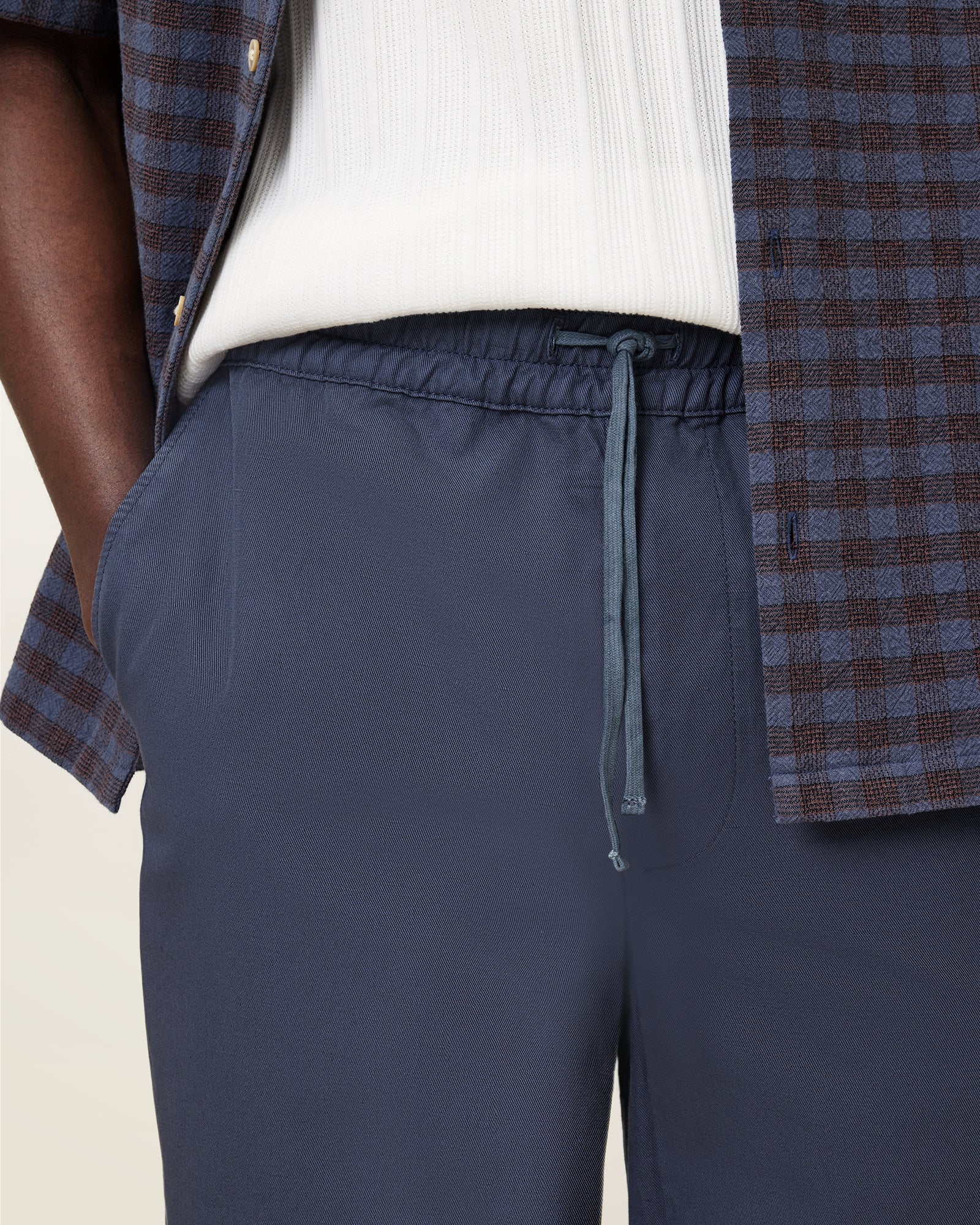 ODYSSEY BLUE Color Hanbury Trouser from AllSaints