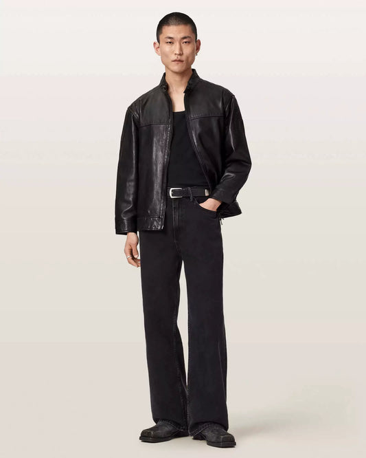 Felix Leather Racer Jacket