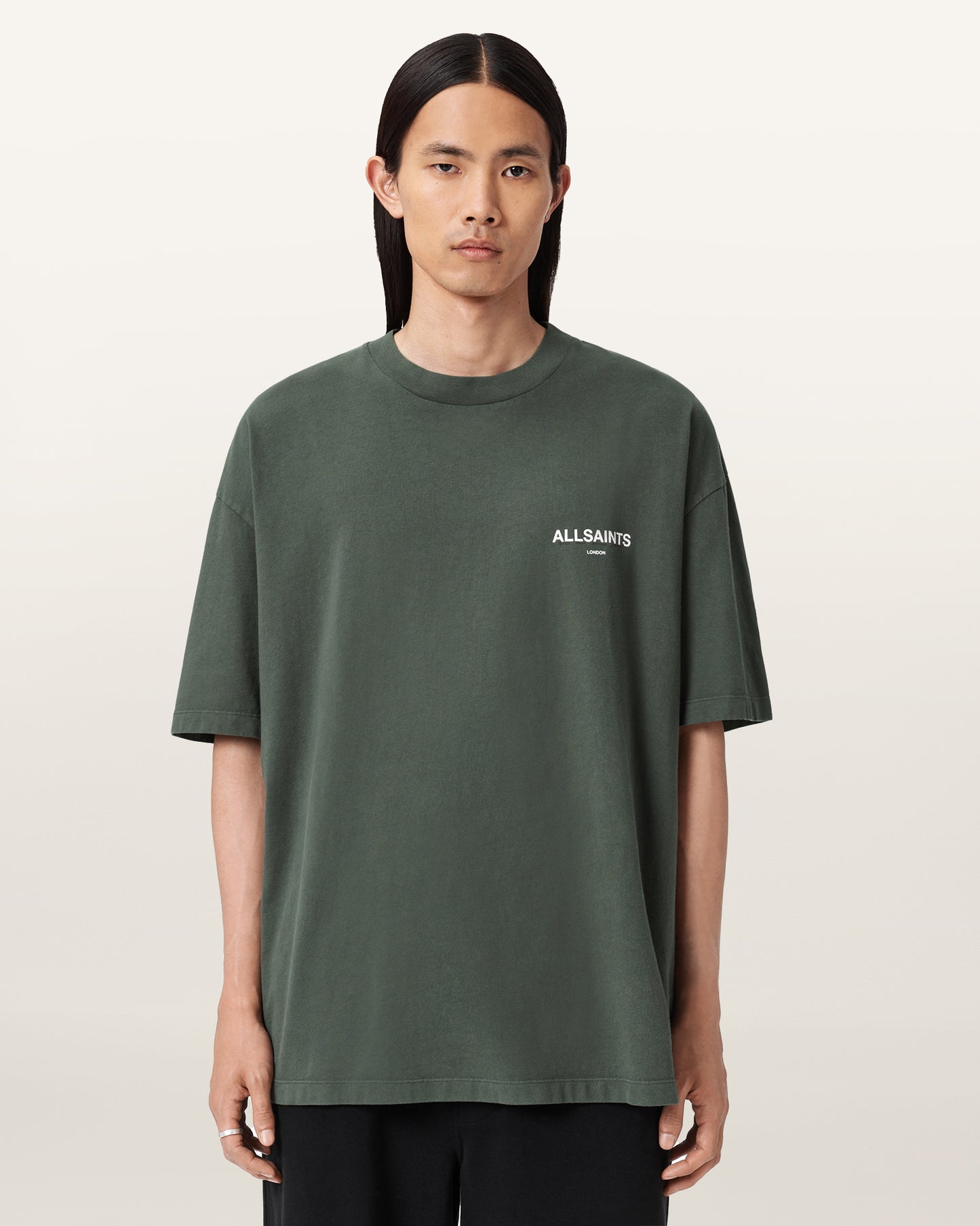 GARNET GREEN Color Halcyon SS Crew from AllSaints