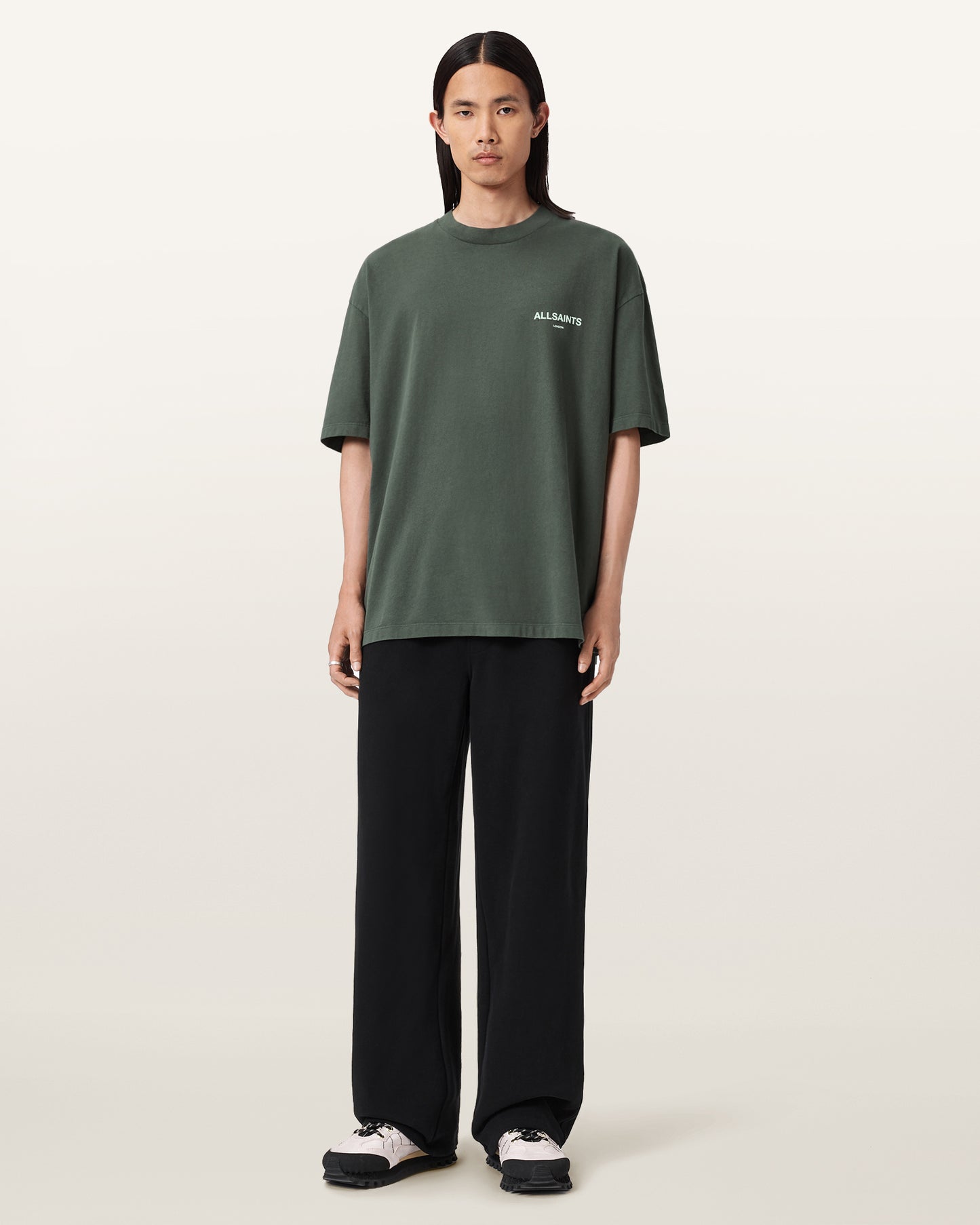 GARNET GREEN Color Halcyon SS Crew from AllSaints