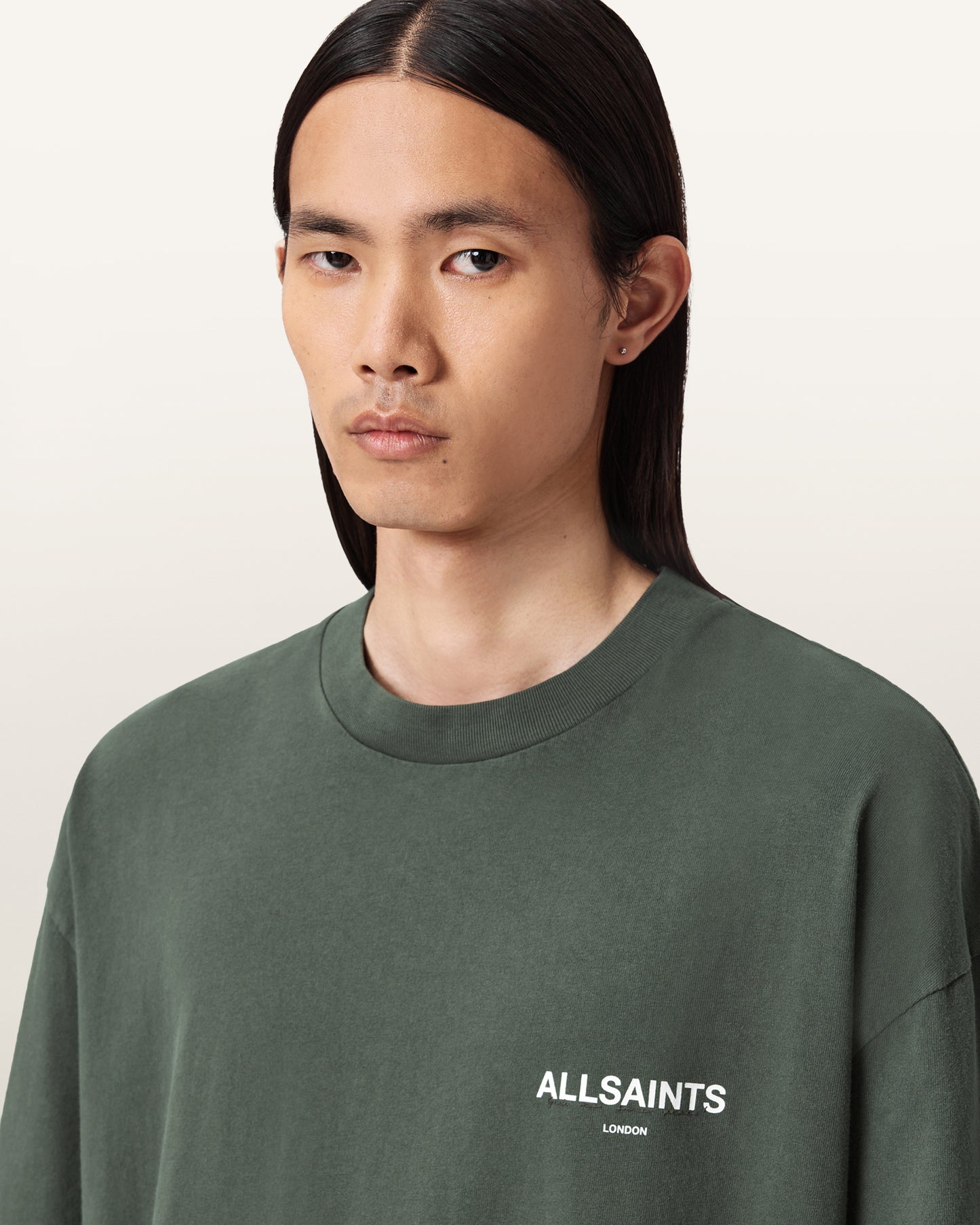 GARNET GREEN Color Halcyon SS Crew from AllSaints