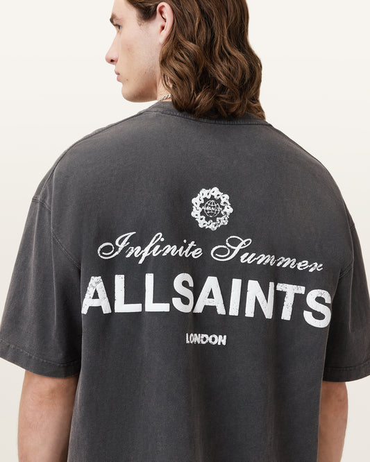 Washed Black Color Soleil SS Crew from AllSaints