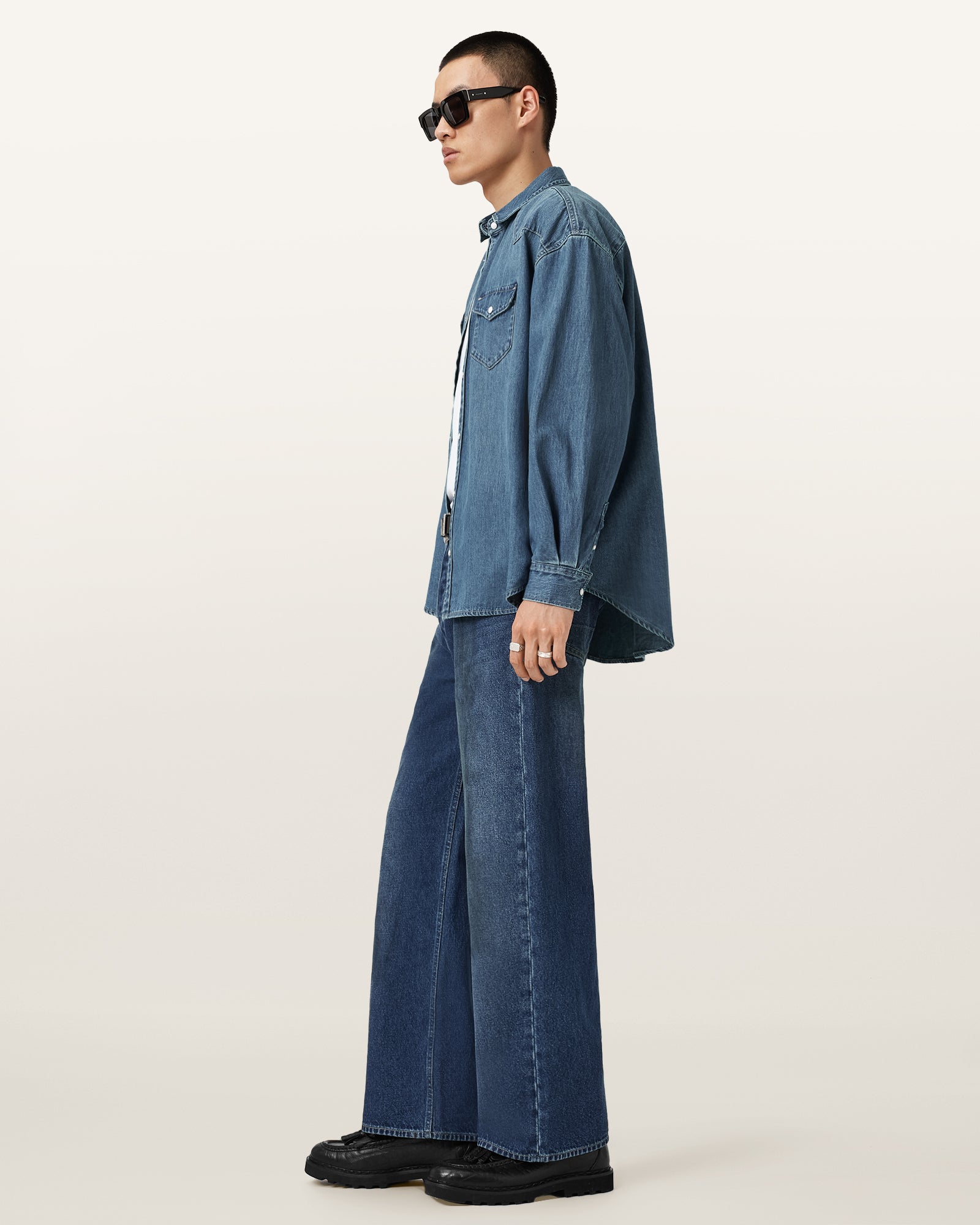 Vintage Indigo Color Fenton Shirt from AllSaints