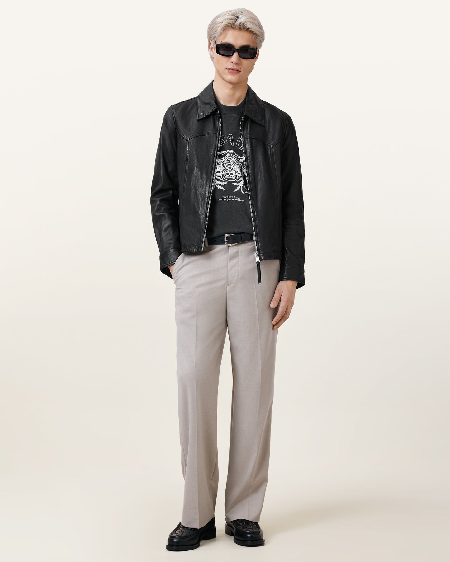 Washed Black Color Better Days SS Crew from AllSaints