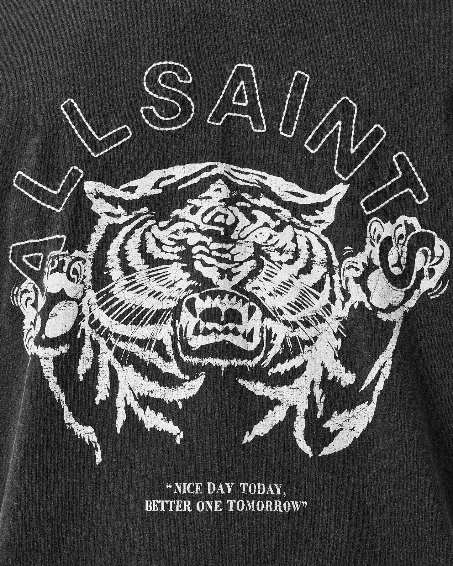 Washed Black Color Better Days SS Crew from AllSaints