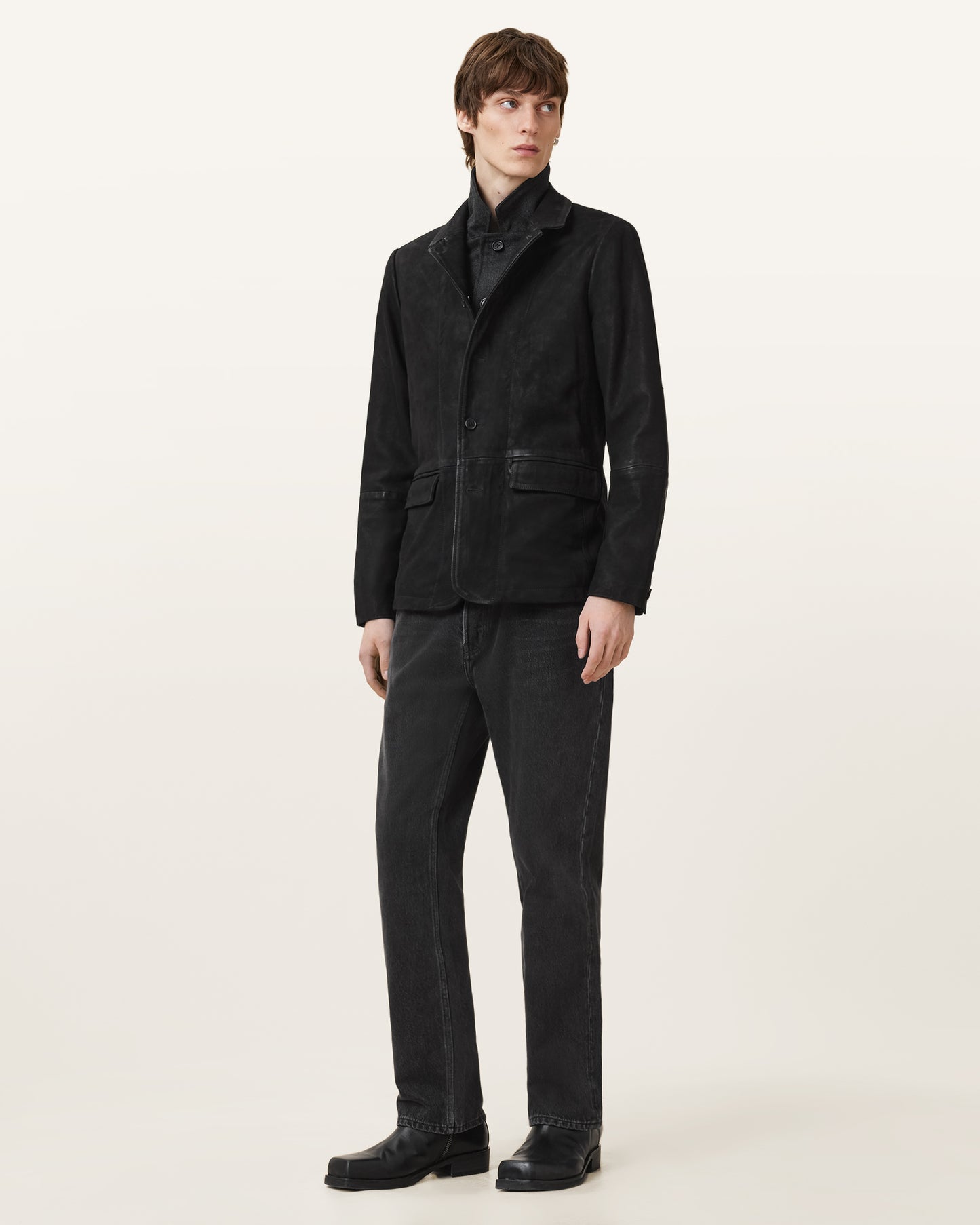 Survey Leather Blazer