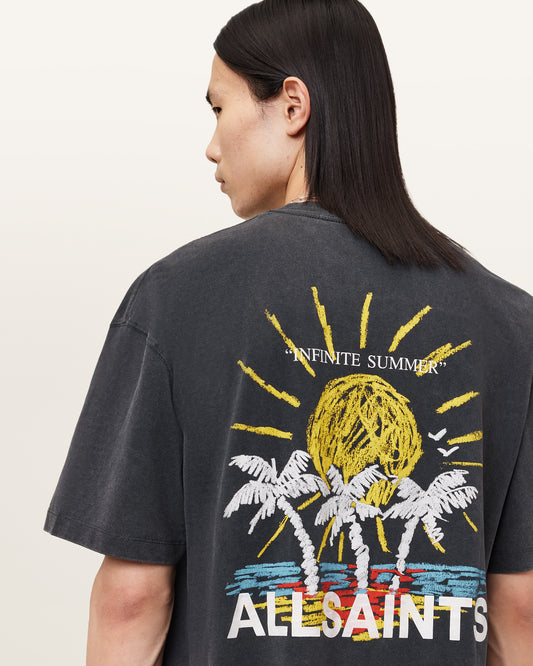 Washed Black Color Cove SS Crew from AllSaints