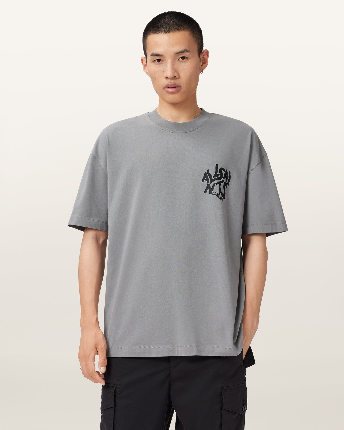 MARCH GREY Color Orlando SS Crew from AllSaints