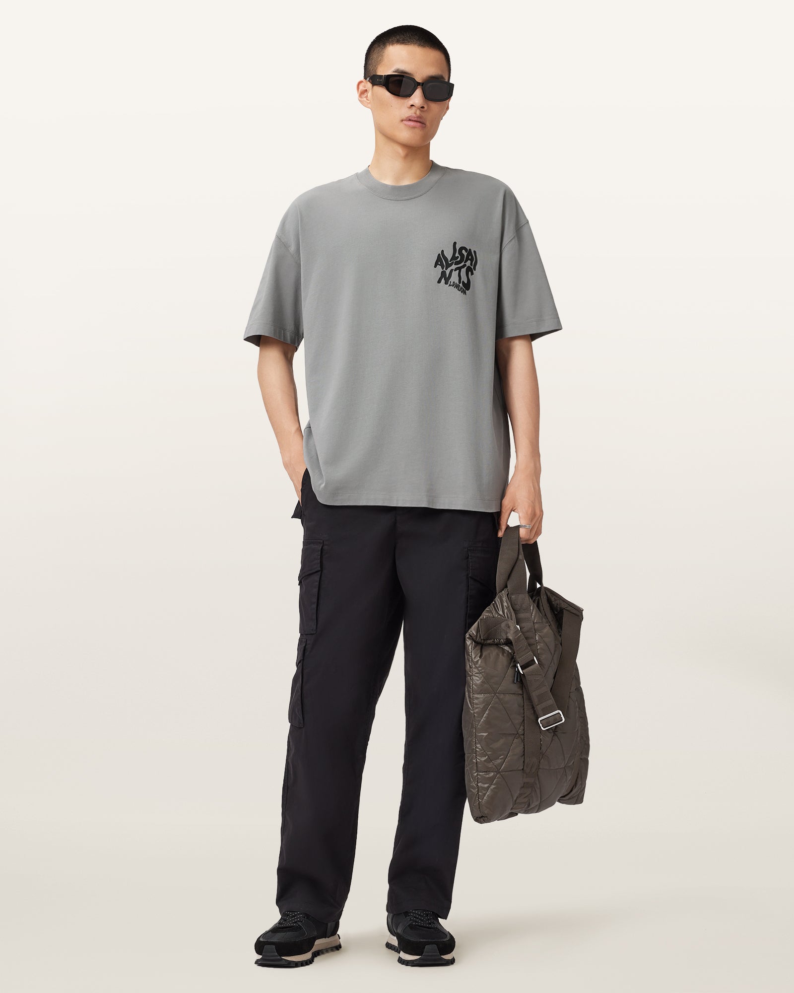 MARCH GREY Color Orlando SS Crew from AllSaints