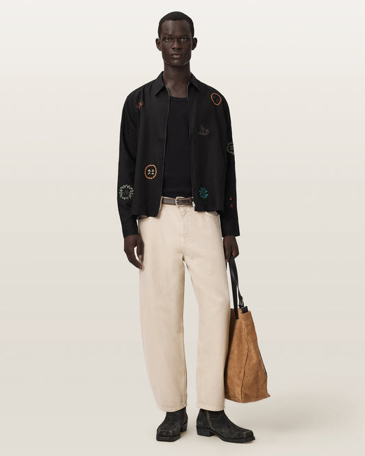 ORCA BLACK Color Laurel LS Shirt from AllSaints